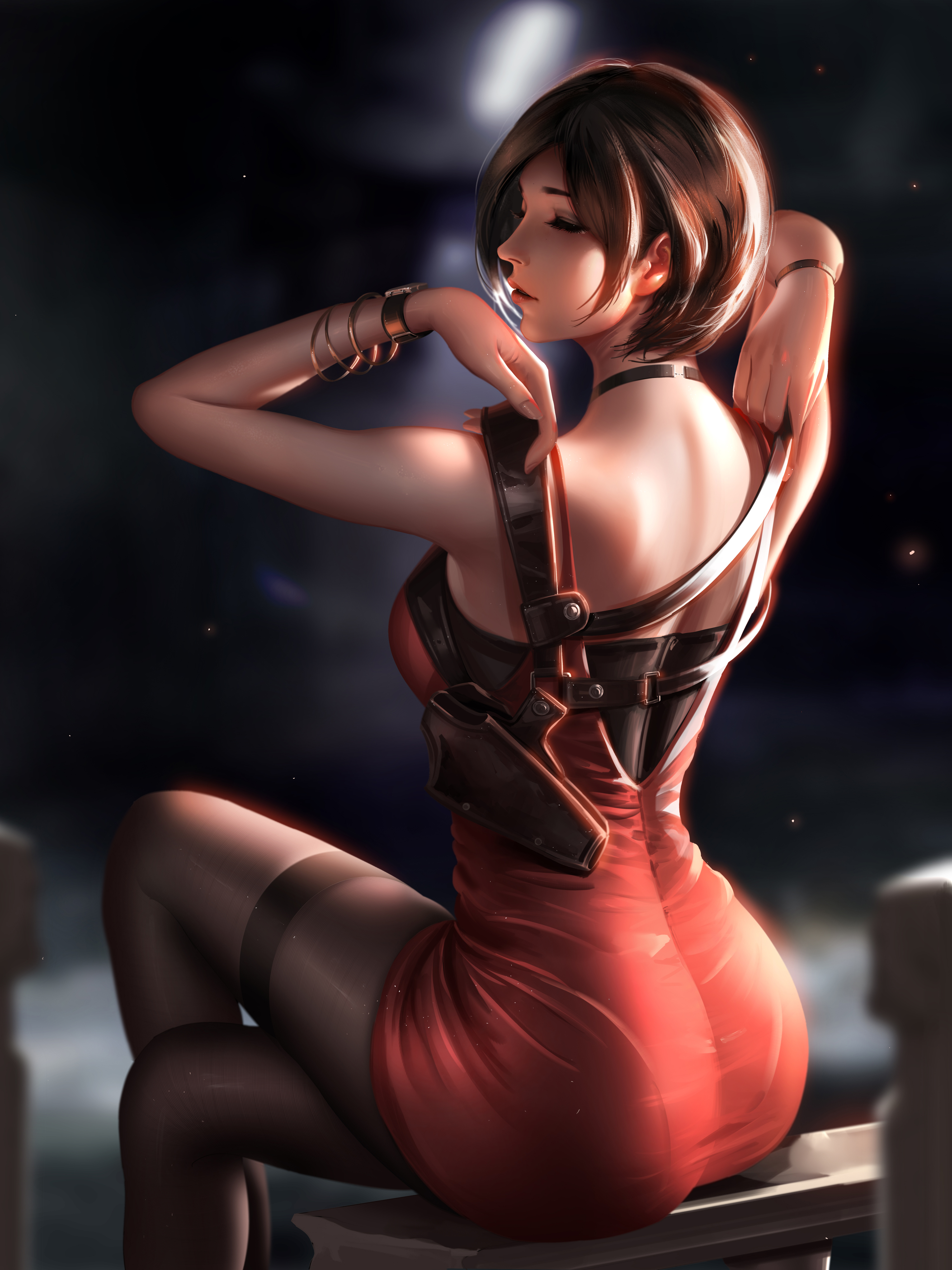 Ada Wong Resident Evil Resident Evil 2 Capcom Video Games Video Game Characters Video Game Girls Wom 3000x4000