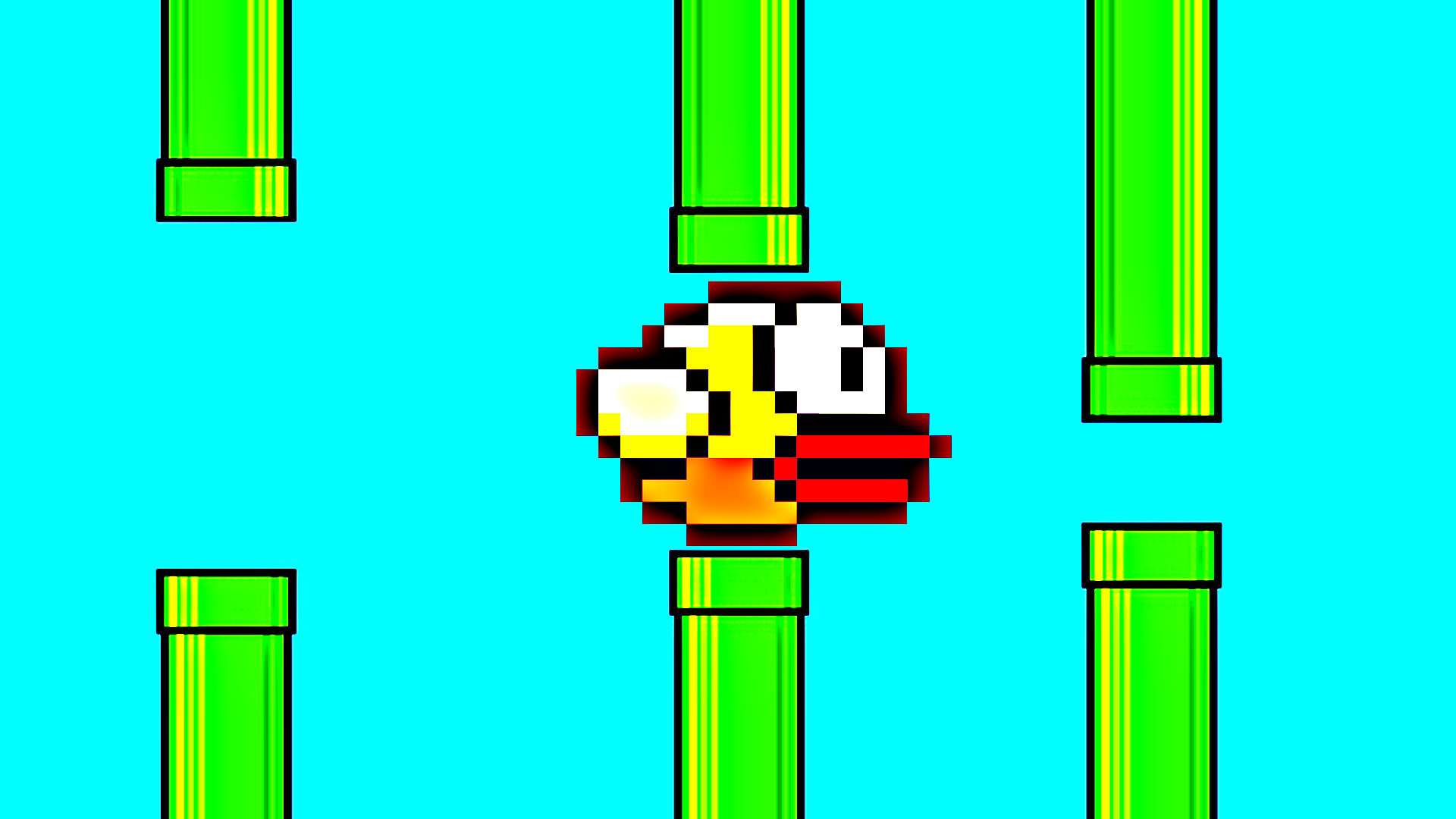Bird Flappy Bird Pixel 1920x1080