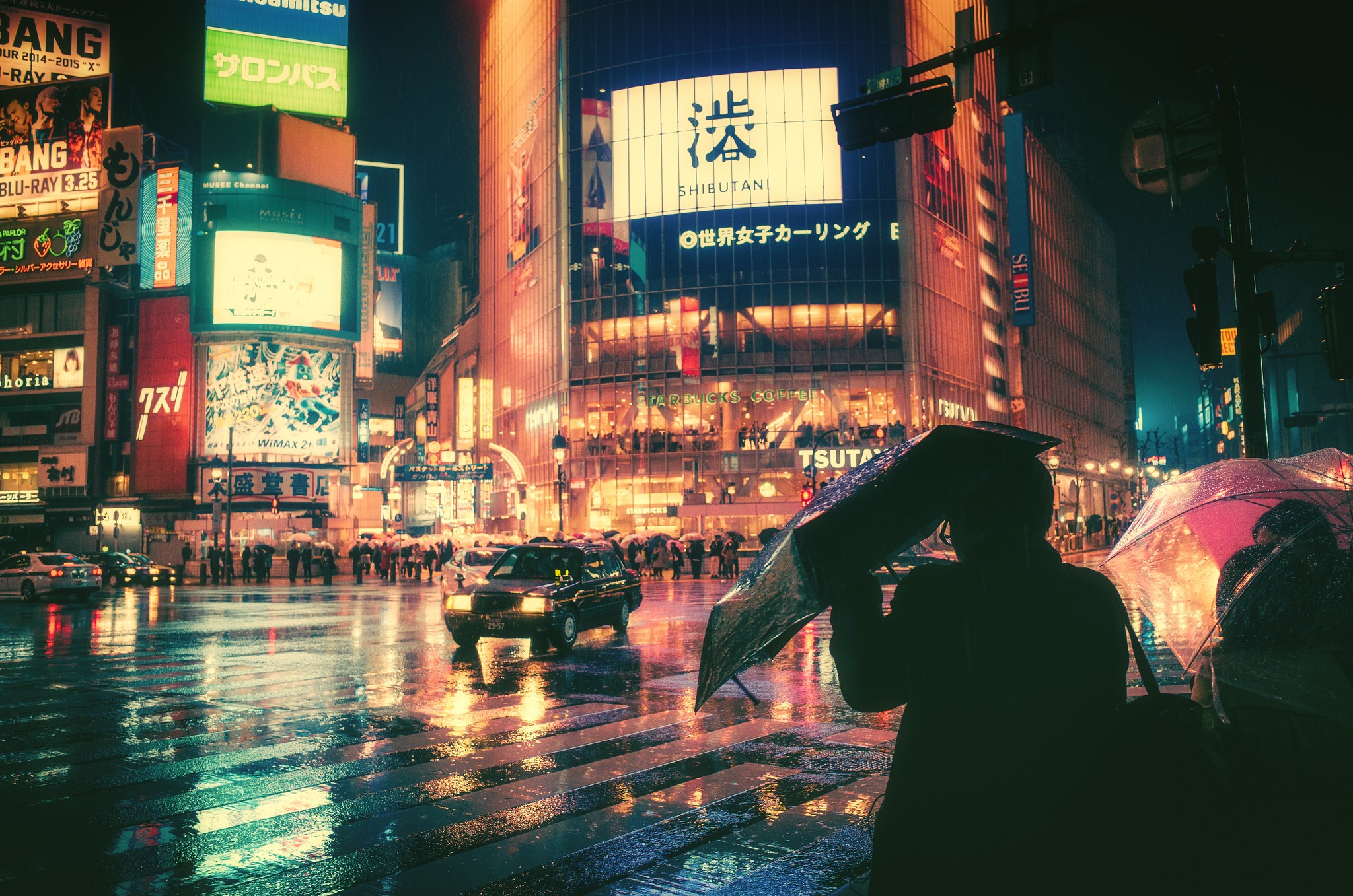 Photography Japan Night Shibuya 2048x1357