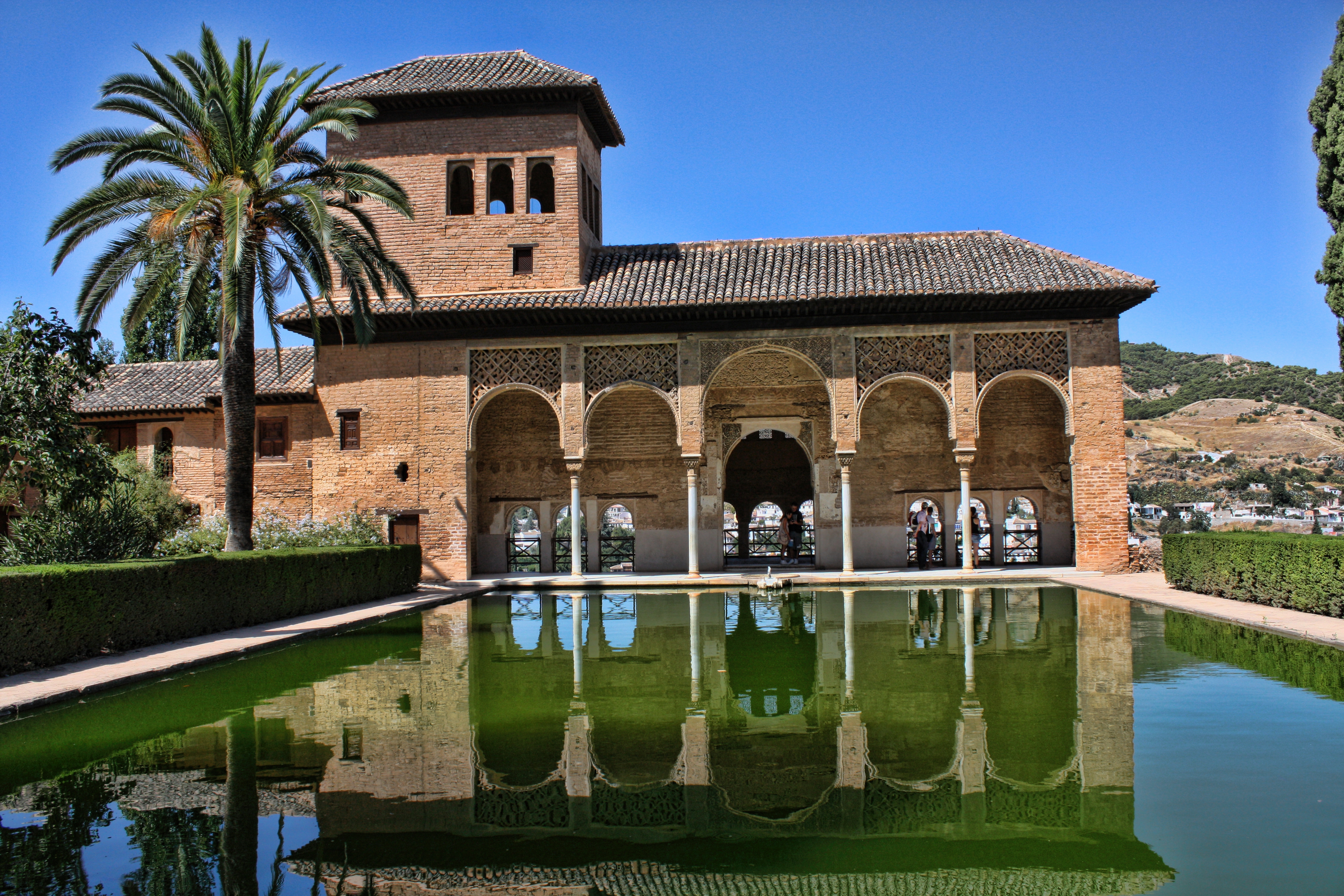 Alhambra Granada Spain Reflection 4272x2848