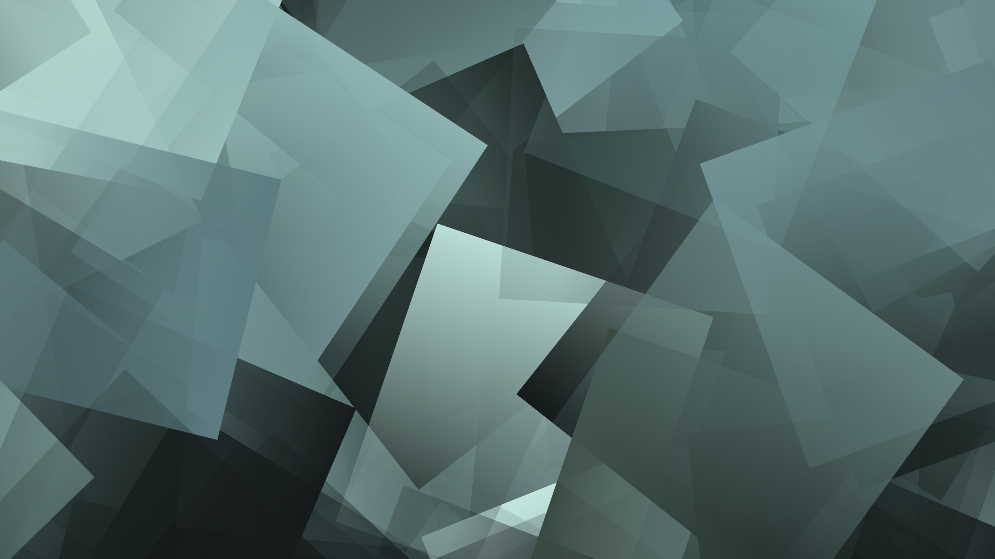 Rave Cube Abstract Geometry Square Gradient 3840x2160