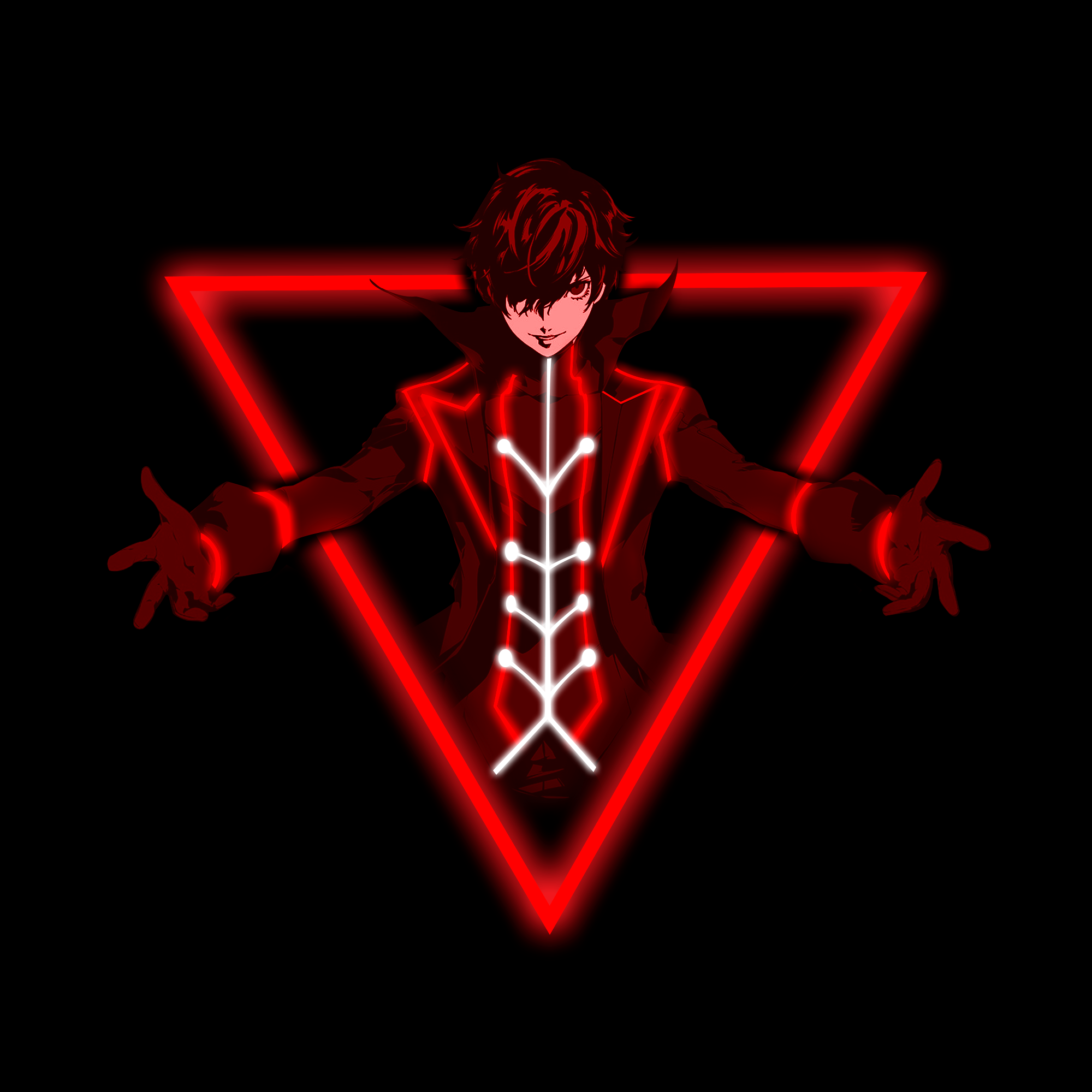 Persona 5 Anime Boys Anime Men Neon Joker Simple Background Triangle  Wallpaper - Resolution:2000x2000 - ID:681991 - wallha.com