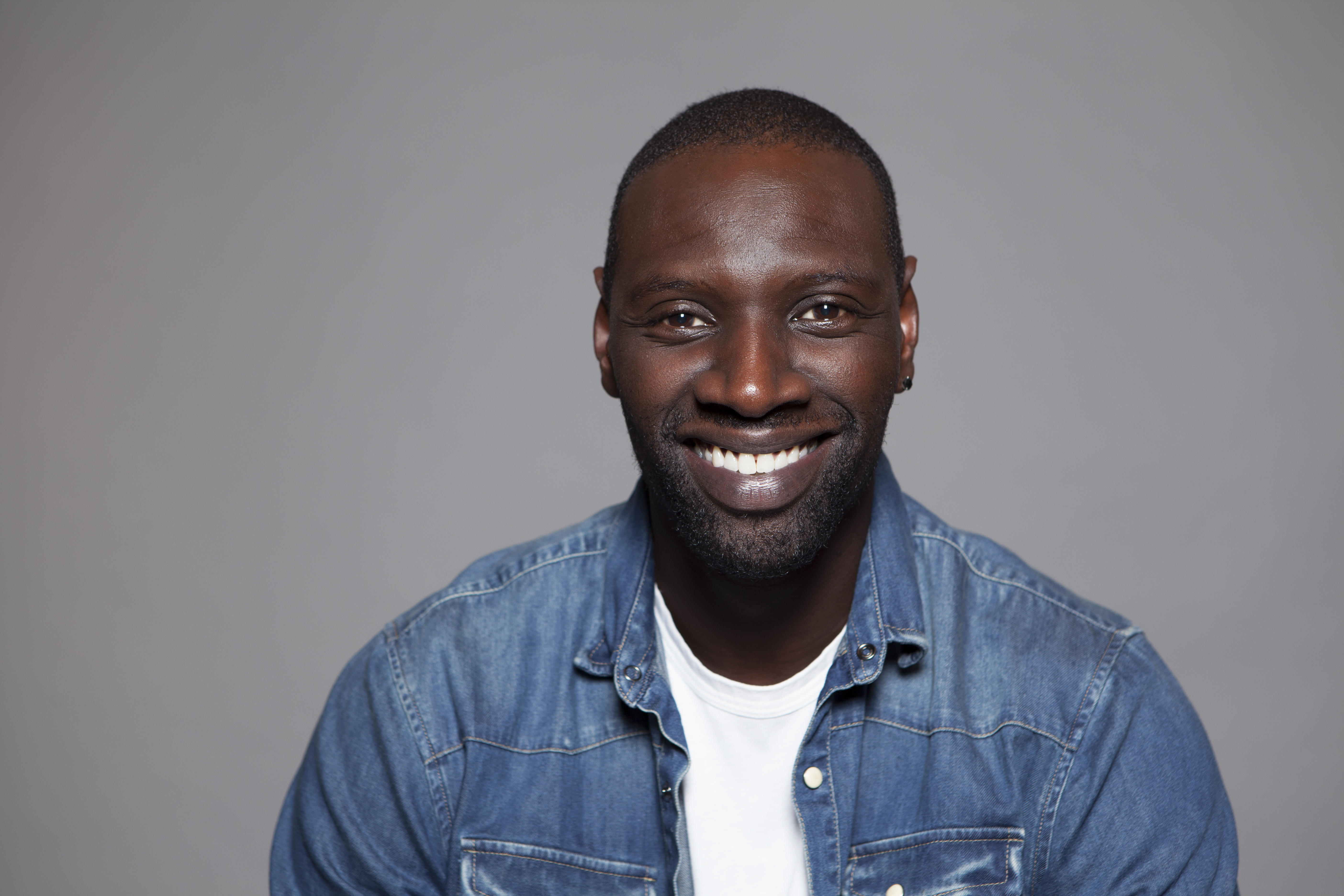 Omar Sy French Actor Smile 5616x3744