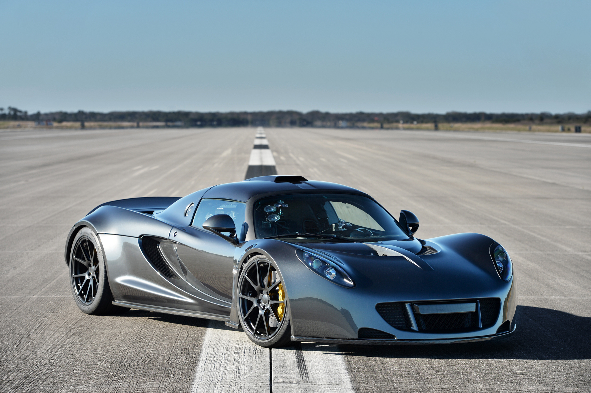 Hennessey Hennessey Venom GT Supercar Car Vehicle Silver Car 2048x1363