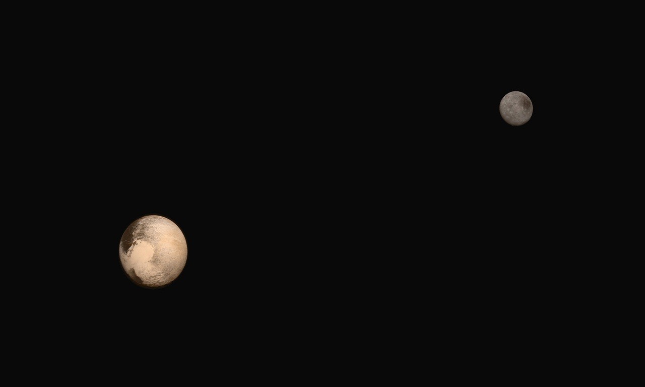 Charon Pluto Space Solar System Astronomy 1280x768