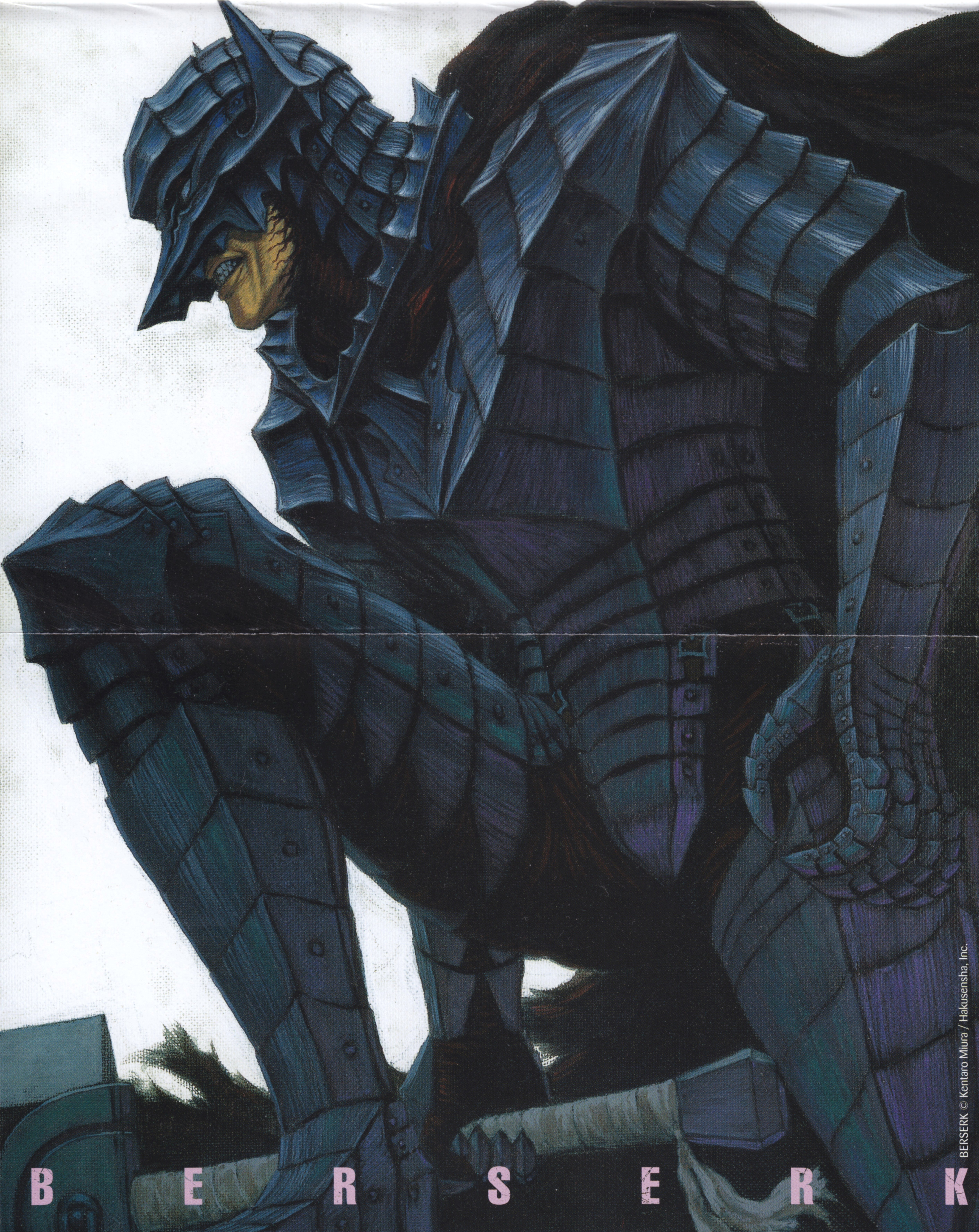 Berserk Black Swordsman Kentaro Miura Illustration Fantasy Art Guts Armored 5647x7107