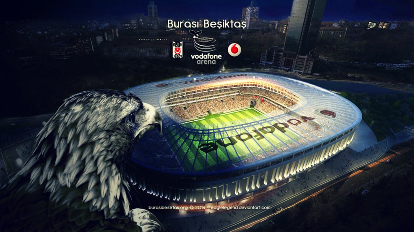 Vodafone Arena Eagle Besiktas J K Istanbul Turkey 1422x800