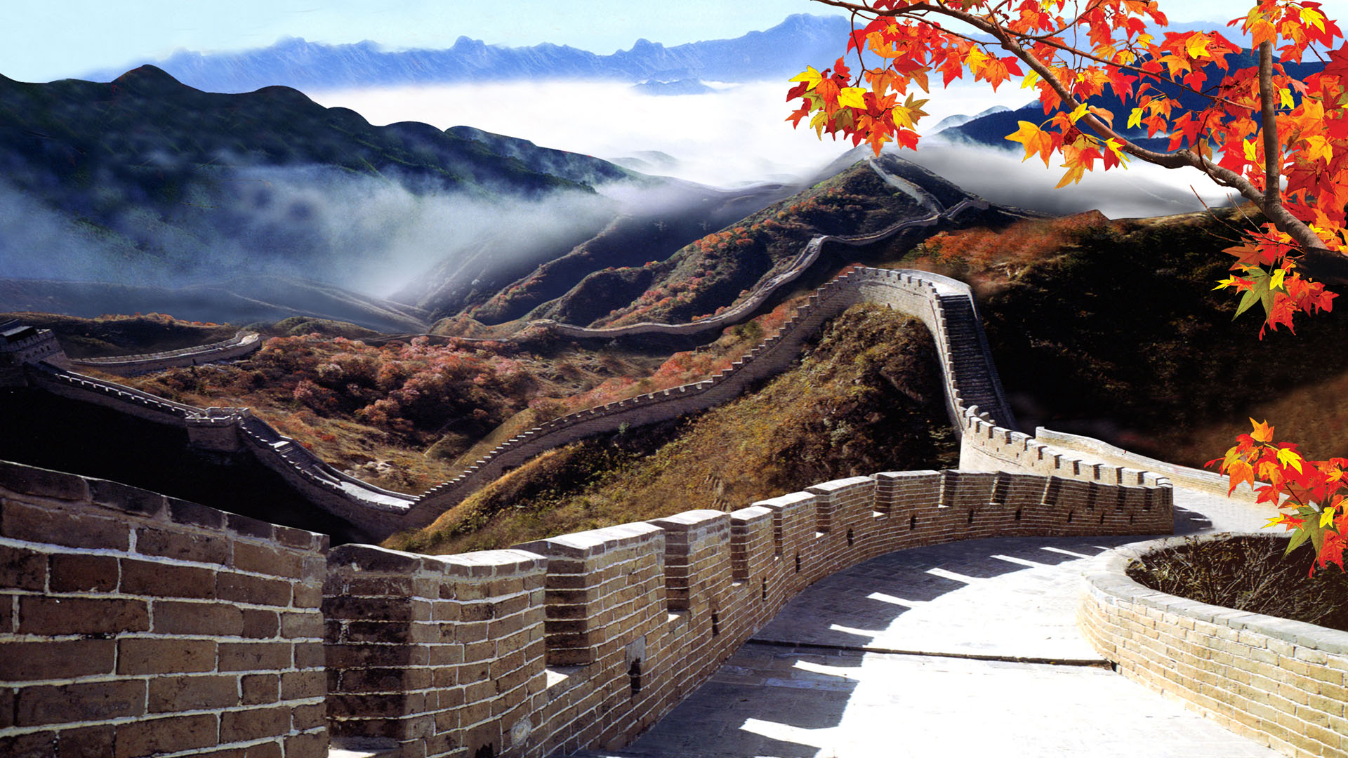 Great Wall Of China China 1920x1080