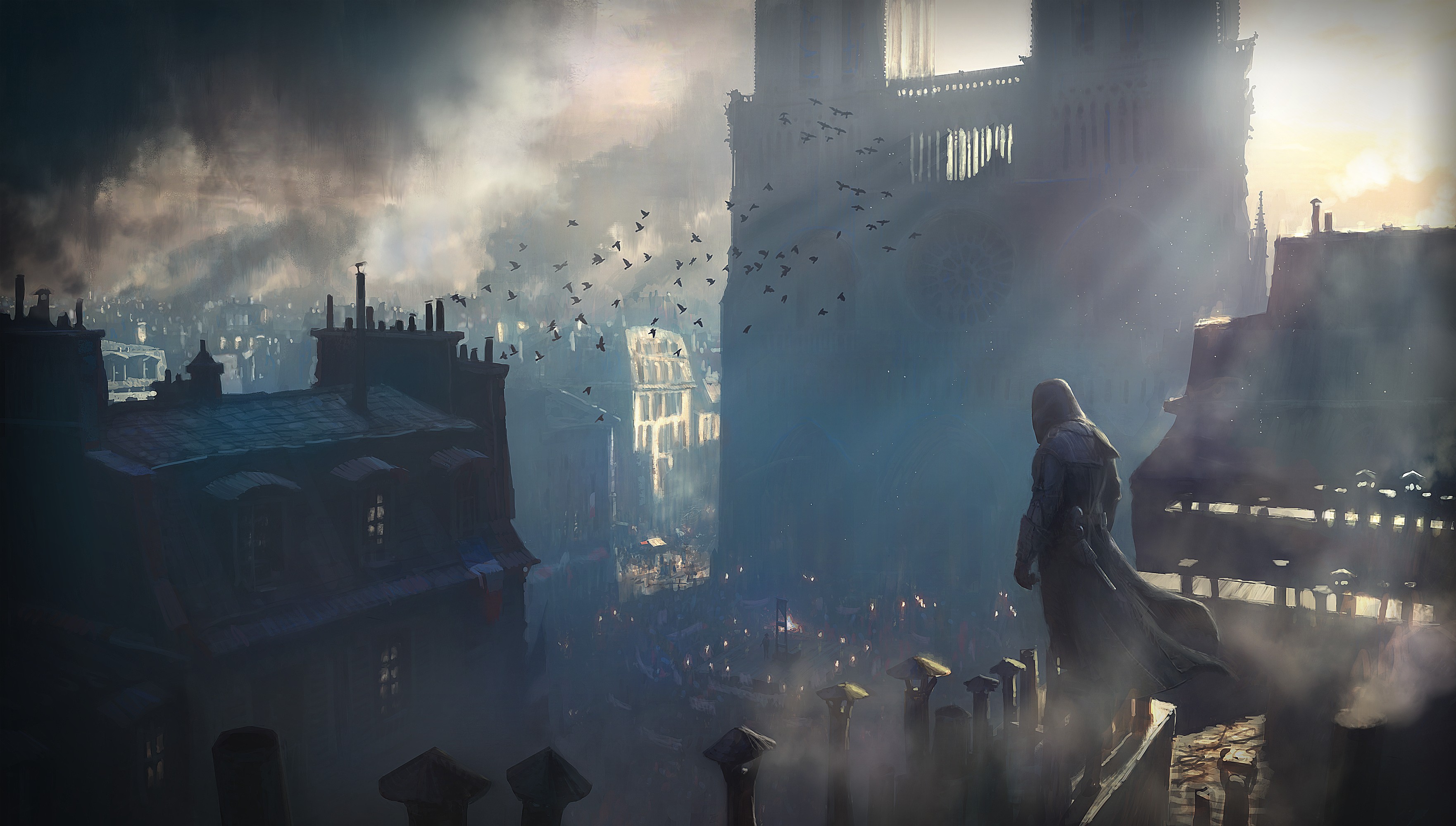 Video Game Assassins Creed Unity 3524x2000