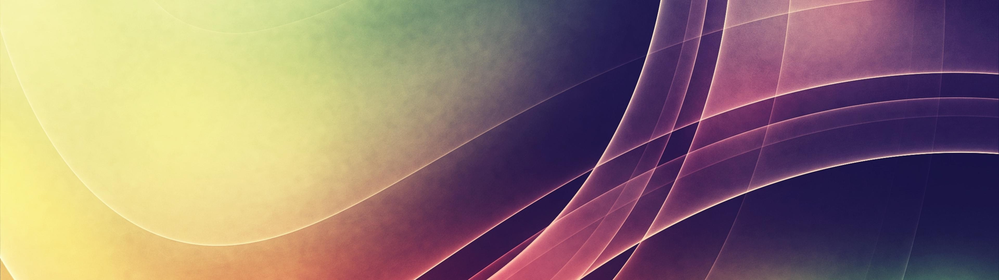 Multiple Display Abstract Digital Art 3840x1080