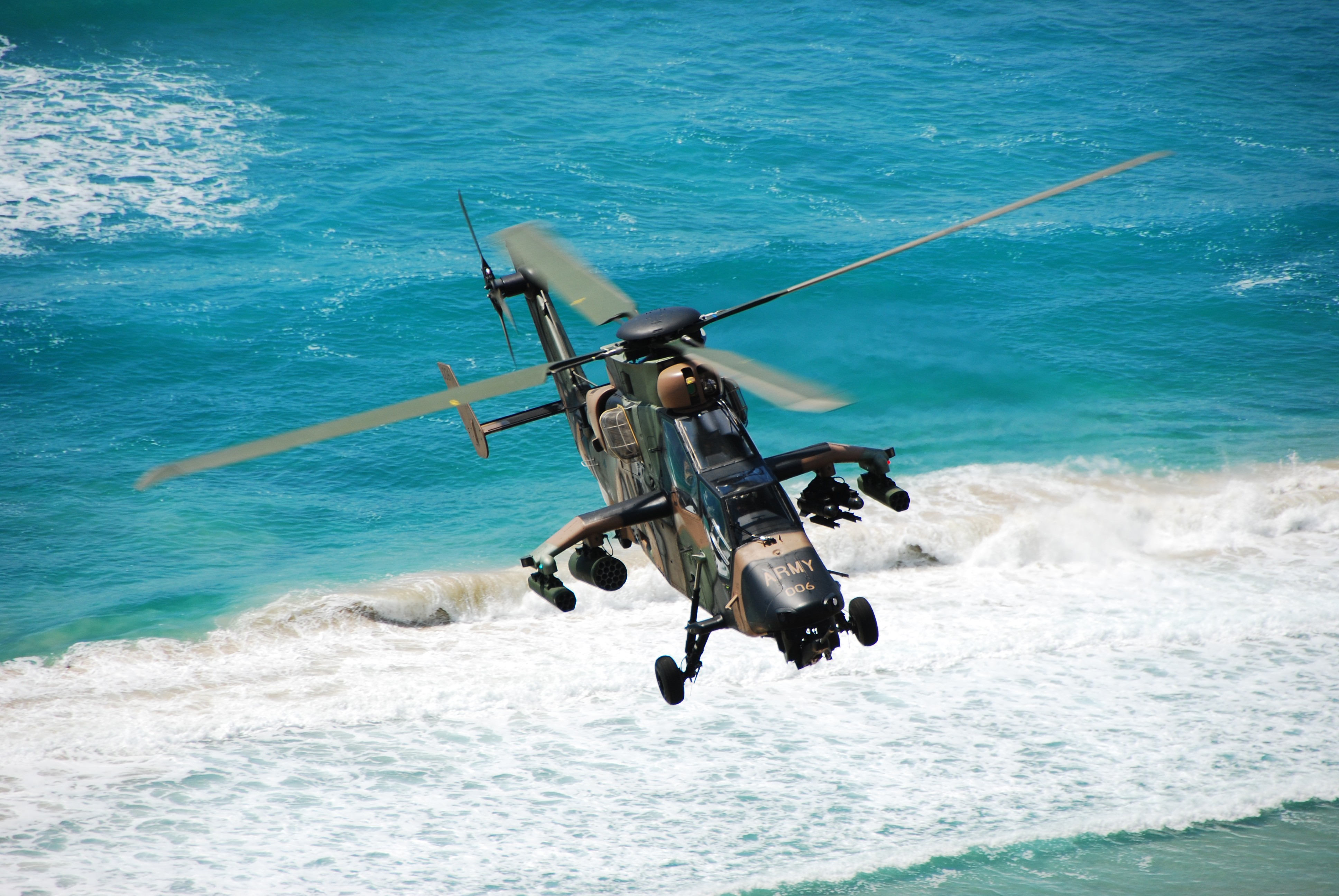 Army Eurocopter Tiger Helicopter Attack Helicopter 3872x2592