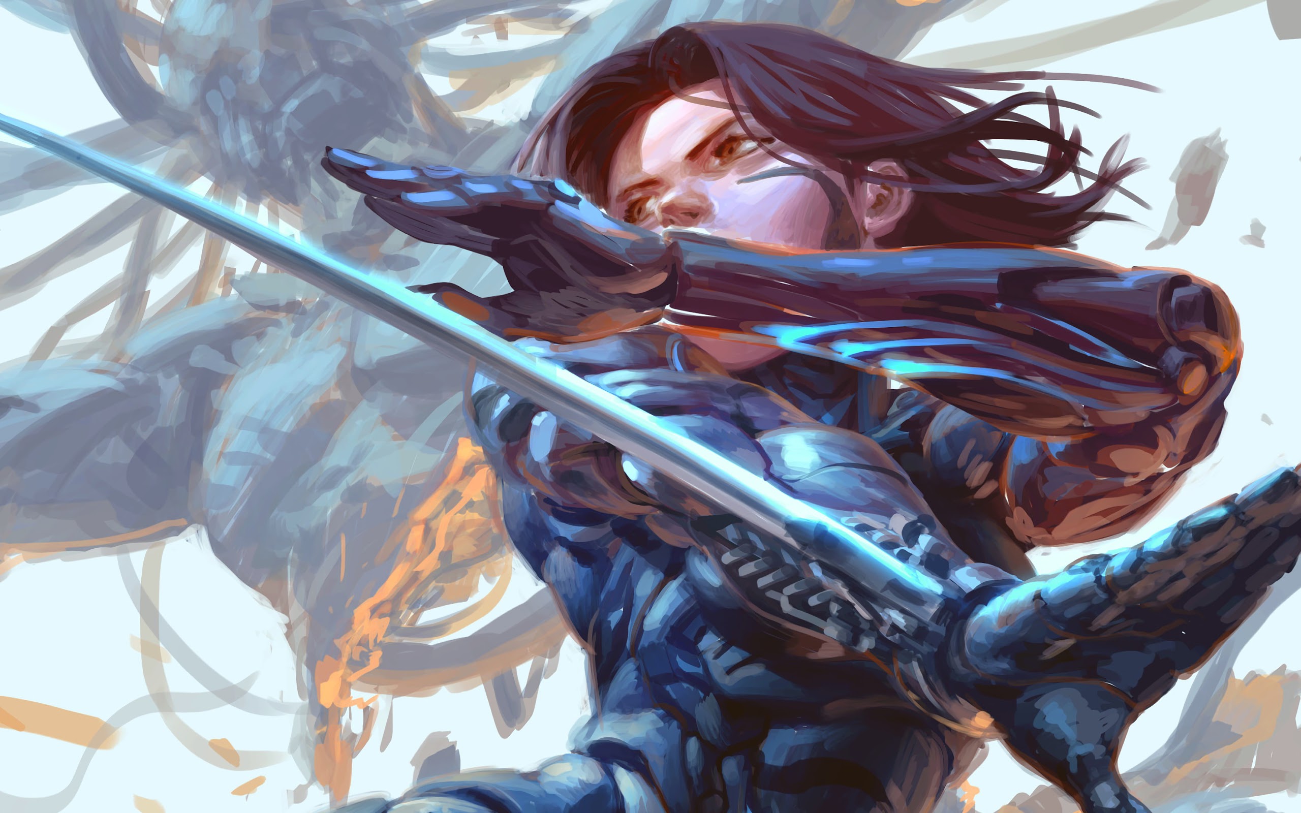 Alita Alita Battle Angel Artwork Women GUNNM 2560x1600