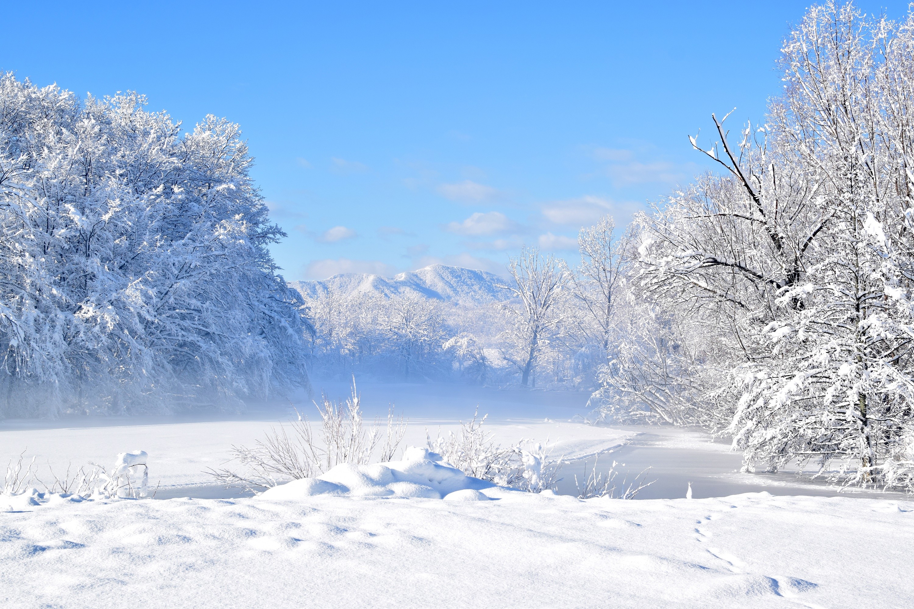 Nikon Depth Of Field Landscape Cold Snow 3000x2000