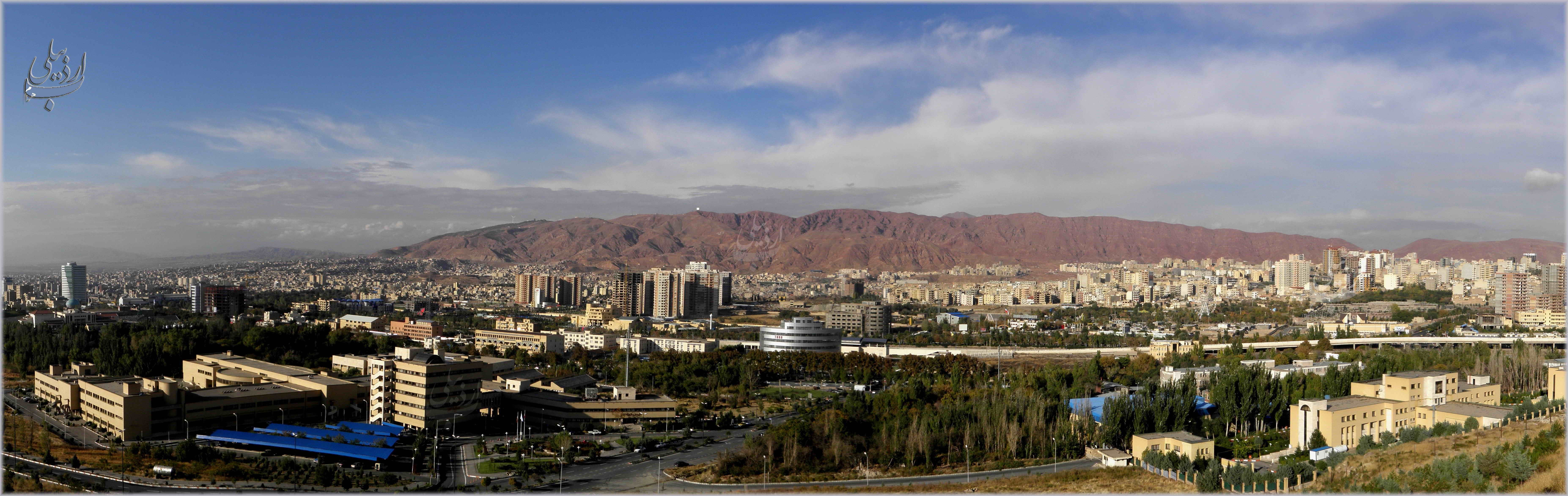 Iran Cityscape City 7414x2347