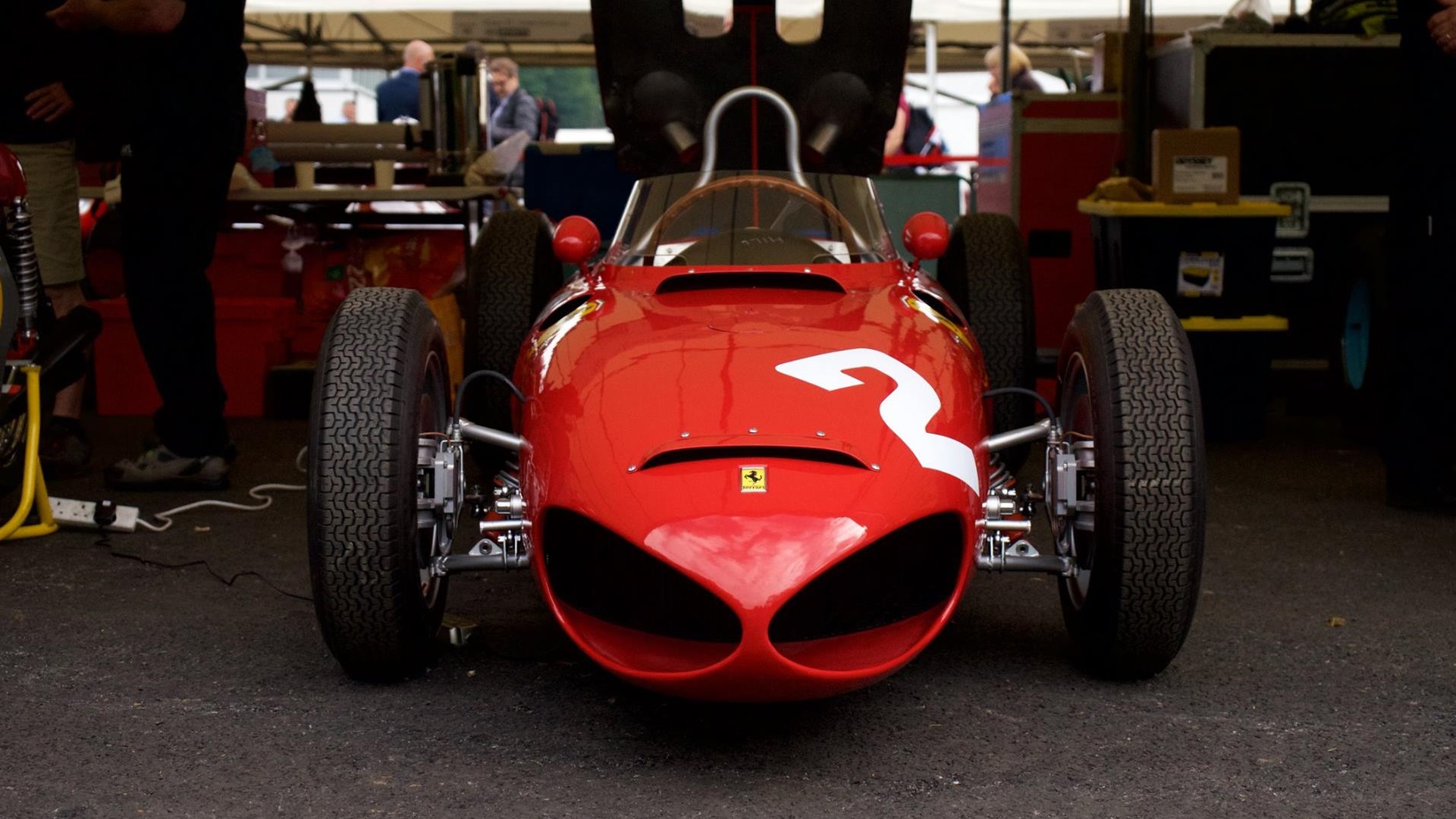 Race Cars Formula 1 Goodwood Festival Of Speed Italian Cars Vintage Car Car Vehicle Red Cars Ferrari 1920x1080