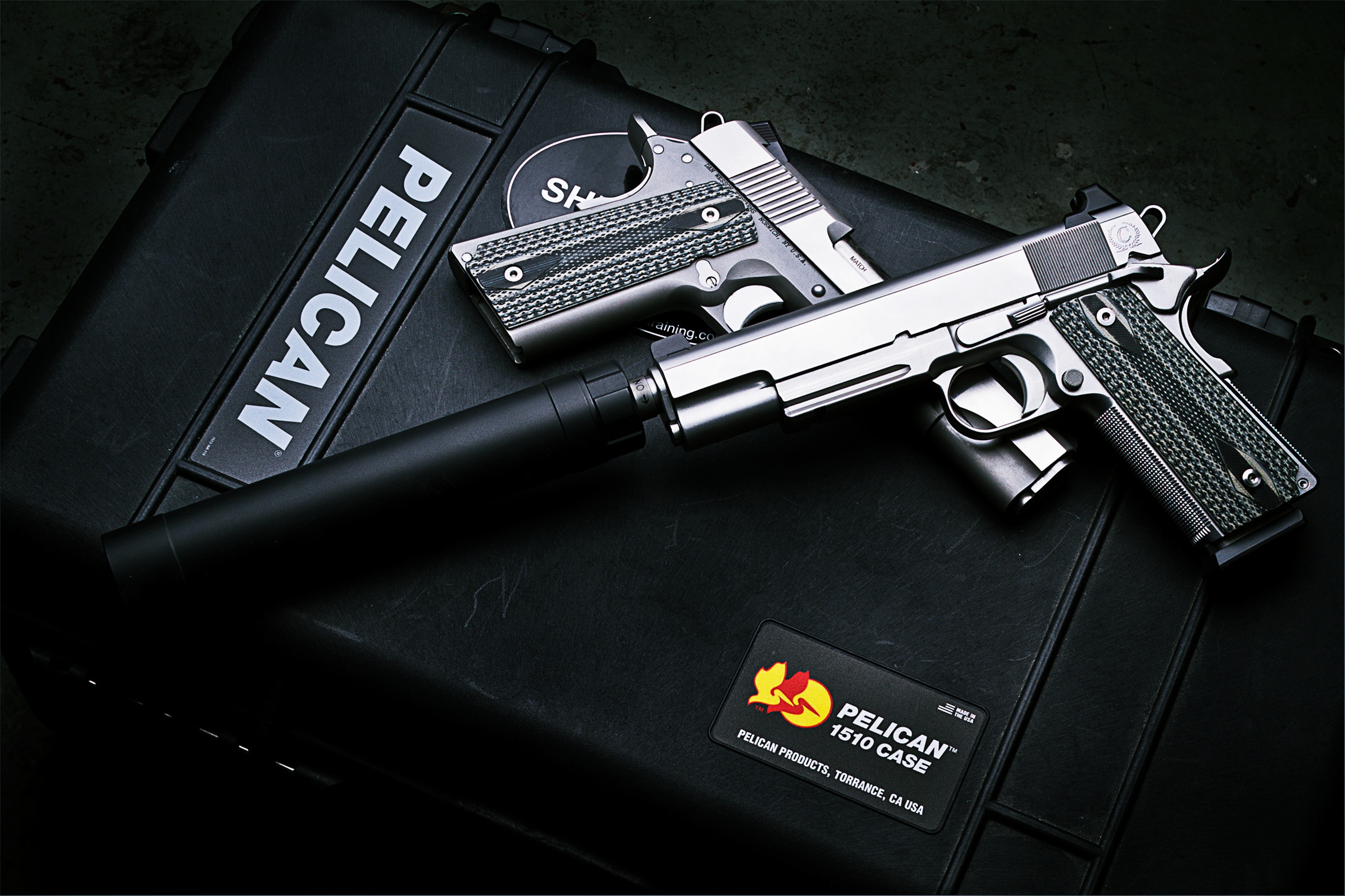 Dan Wesson 1911 Colt Pistol Weapon Police 3840x2559