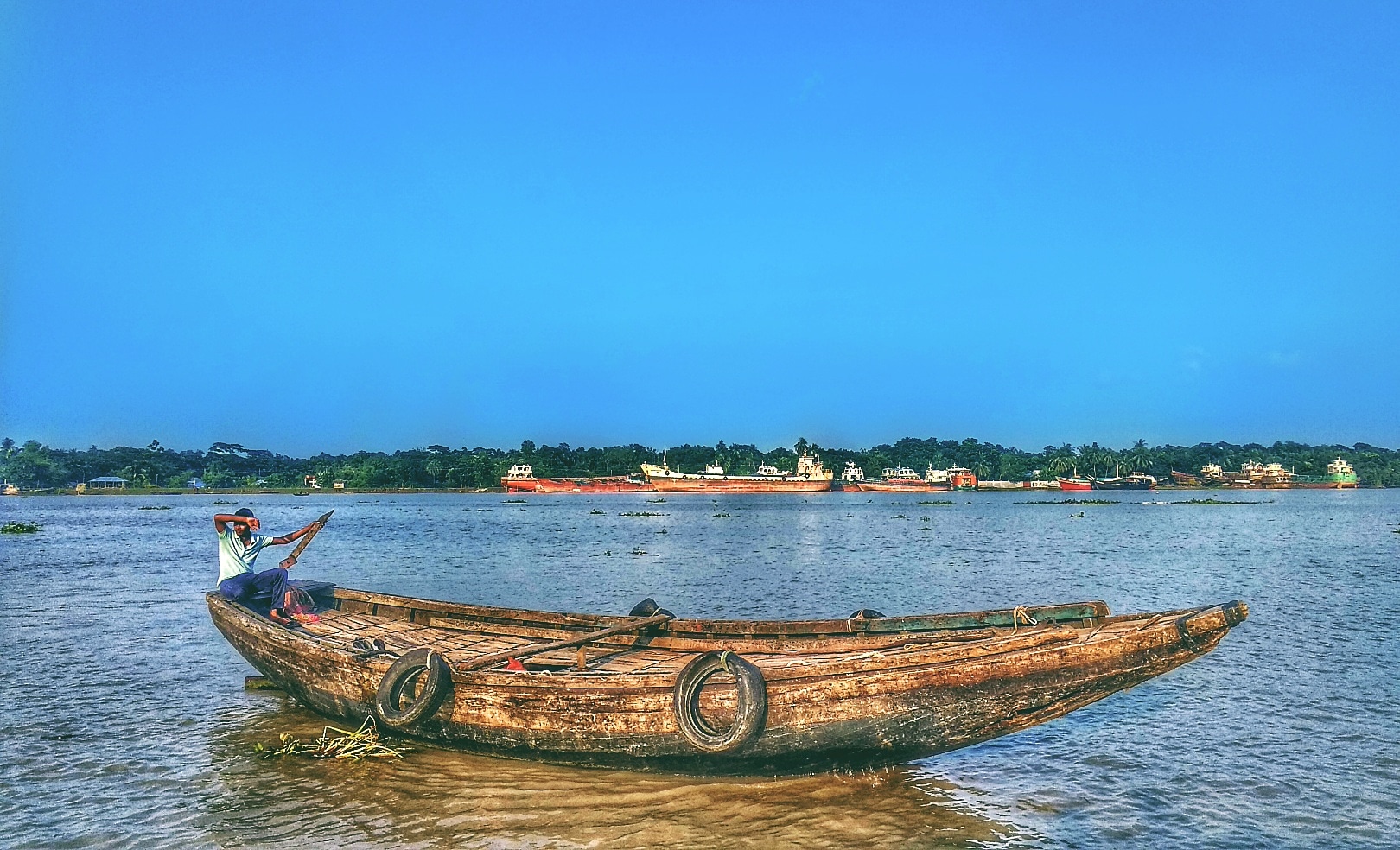 River River Delta Boat Landscape Bangladesh Men 1620x984