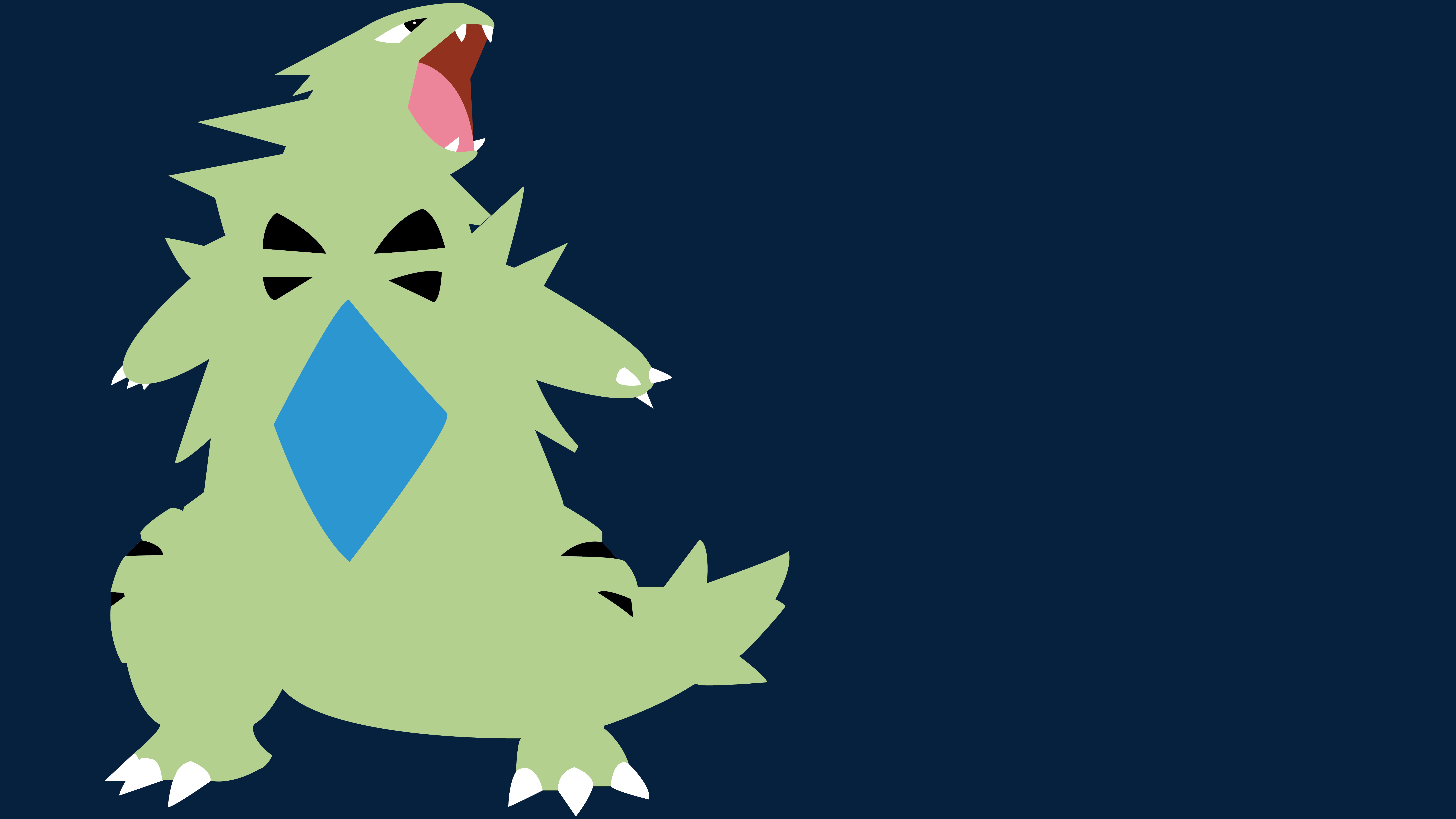 Pokemon Tyranitar Pokemon Second Generation Minimalism 8000x4500