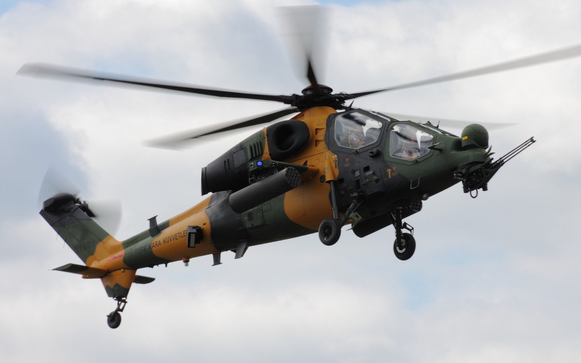 Aircraft Military Aircraft Helicopters TAi AgustaWestland T129 Turkish Air Force Turkish Aerospace I 1920x1200