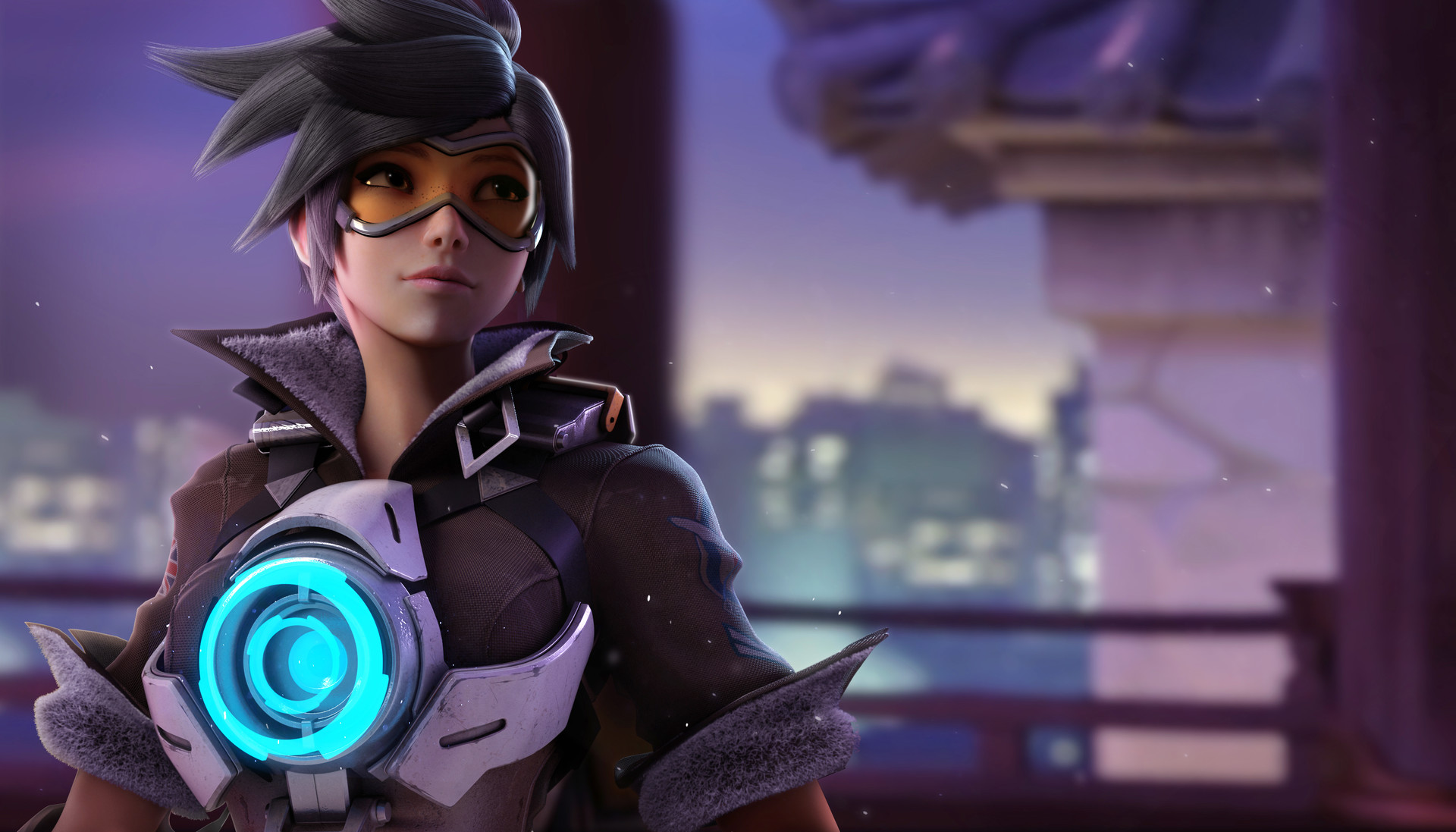 Tracer Overwatch Overwatch Skin Video Game Girls Video Game Characters 1920x1097