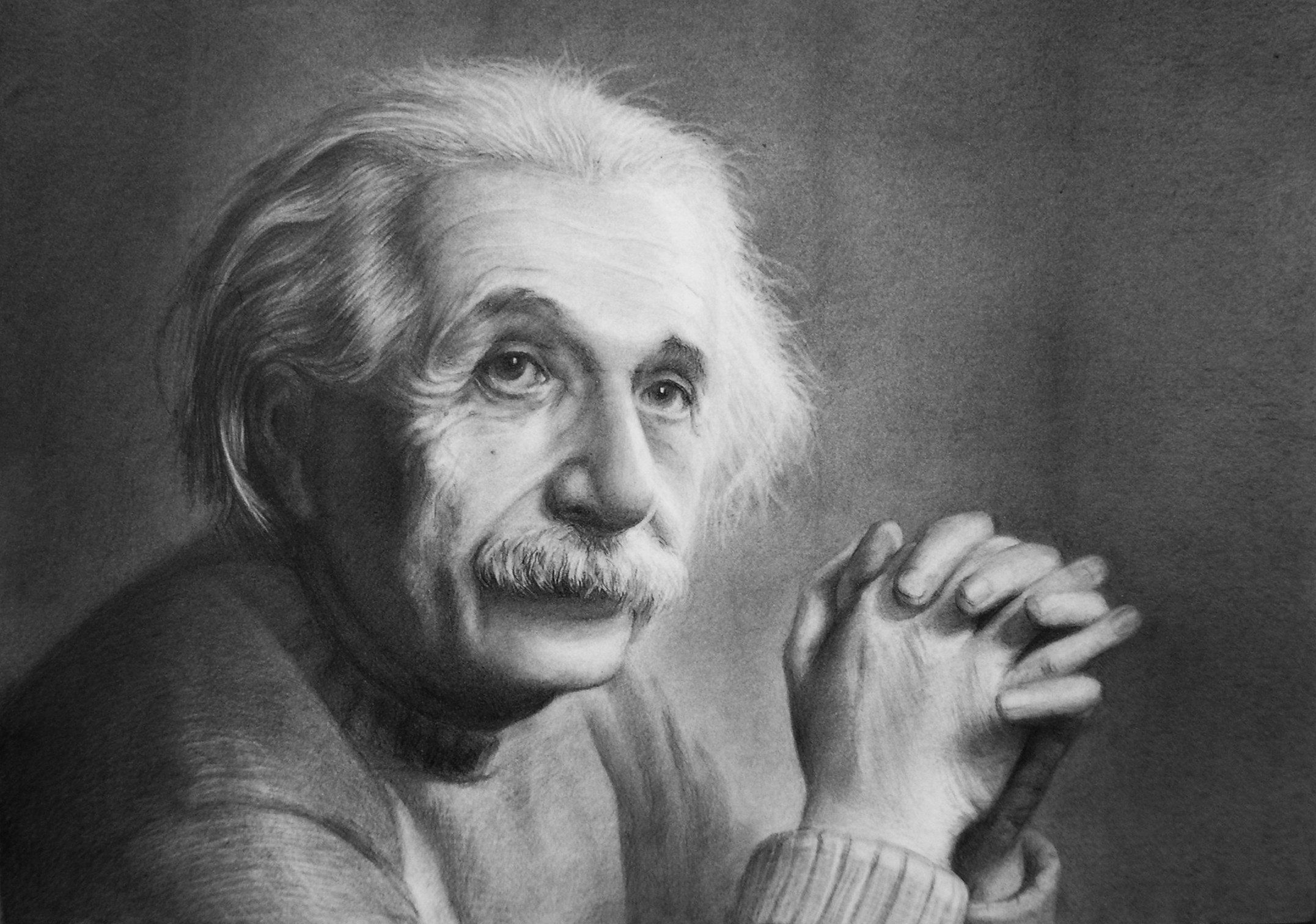 Albert Einstein Monochrome Old People Scientists Men 2153x1512
