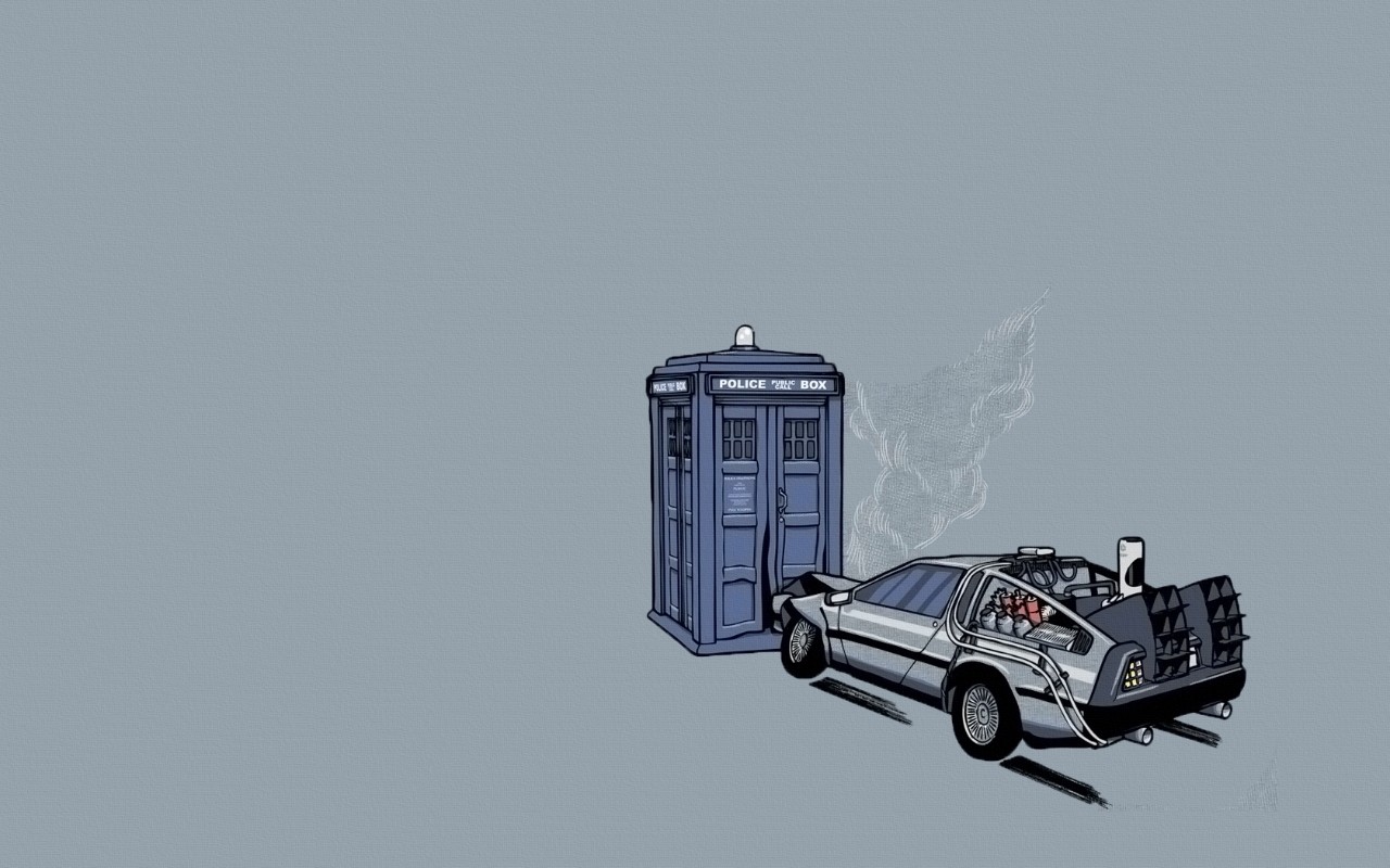 Doctor Who Back To The Future Phone Phone Box Police Boxes 1280x800