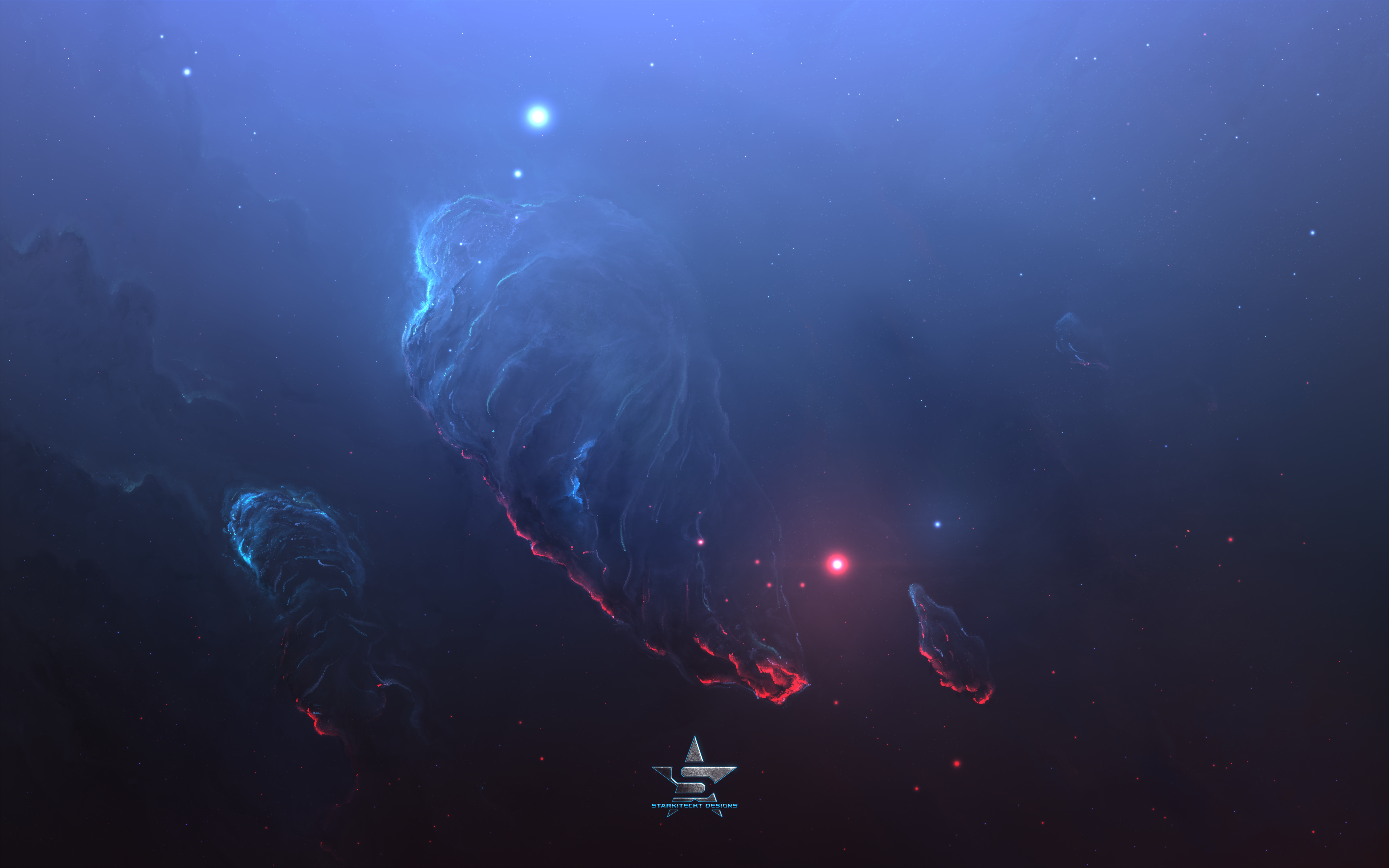 Space Stars Nebula 5120x3200