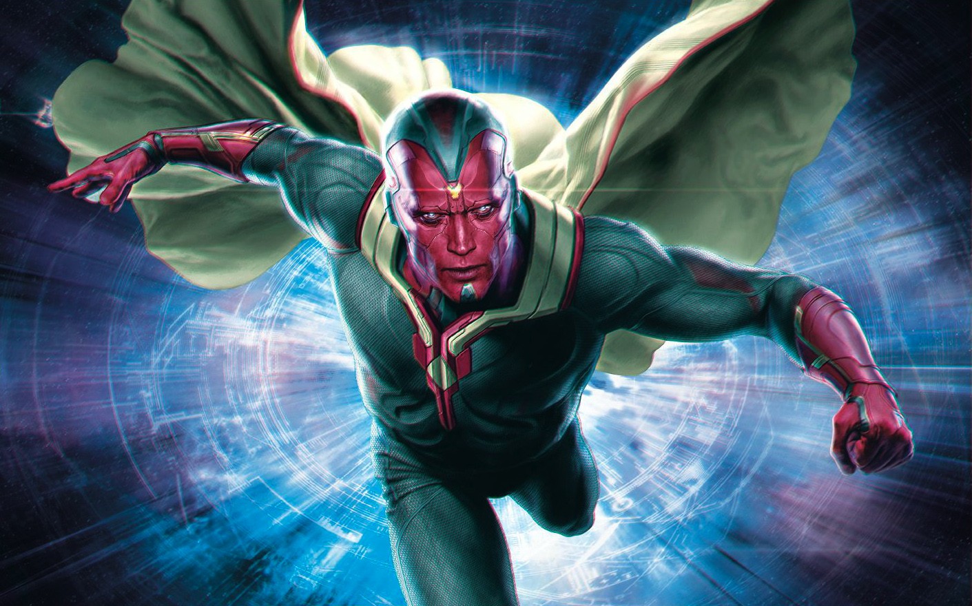 The Vision Marvel Cinematic Universe Avengers Age Of Ultron Paul Bettany 1411x880