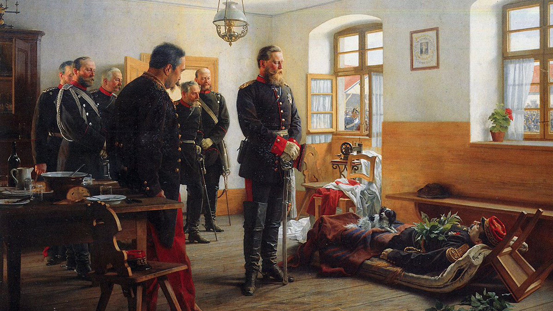 Anton Von Werner History Prussia France Painting Soldier Dead Men 1920x1080