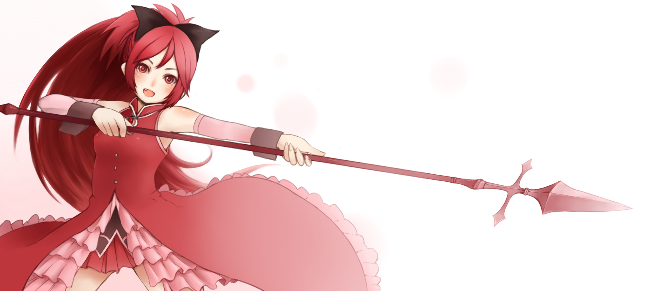 Anime Mahou Shoujo Madoka Magica Anime Girls Sakura Kyouko 2100x950