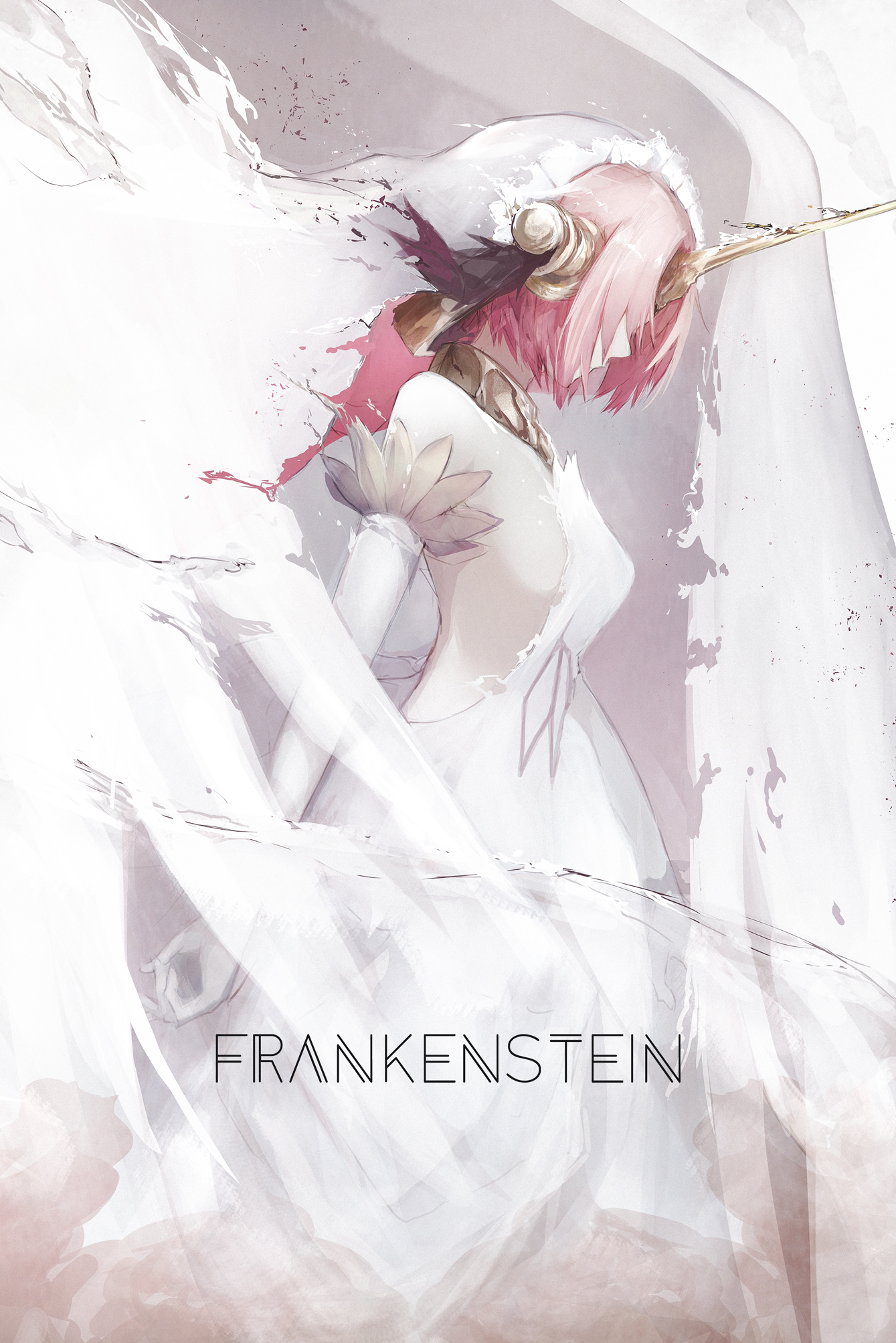 Fate Series Fate Apocrypha Anime Girls Berserker Of Black Frankenstein Fate Apocrypha Pink Hair FGO  1339x2007
