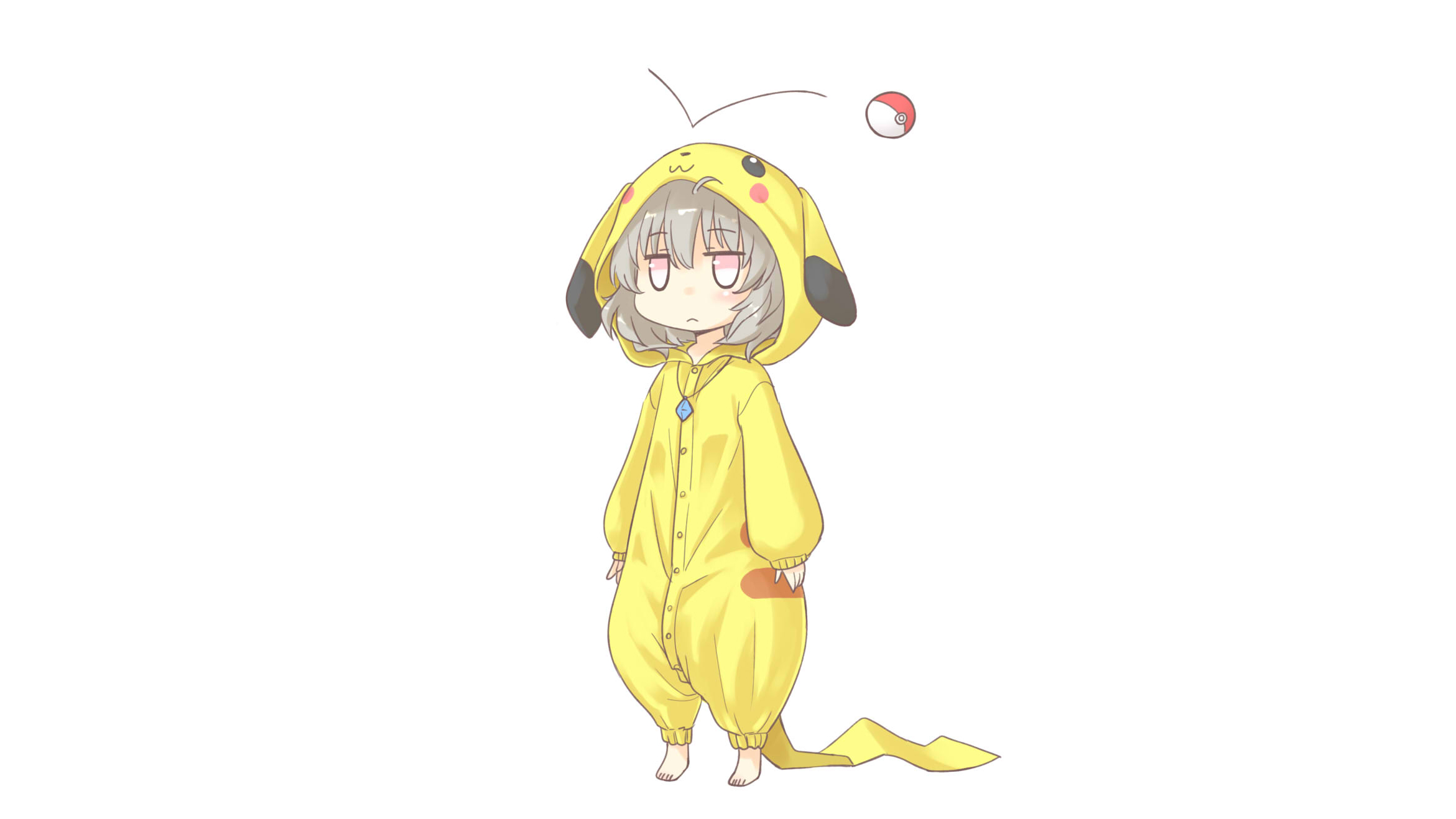 Nazrin Touhou Pokemon Pikachu Touhou 2341x1317