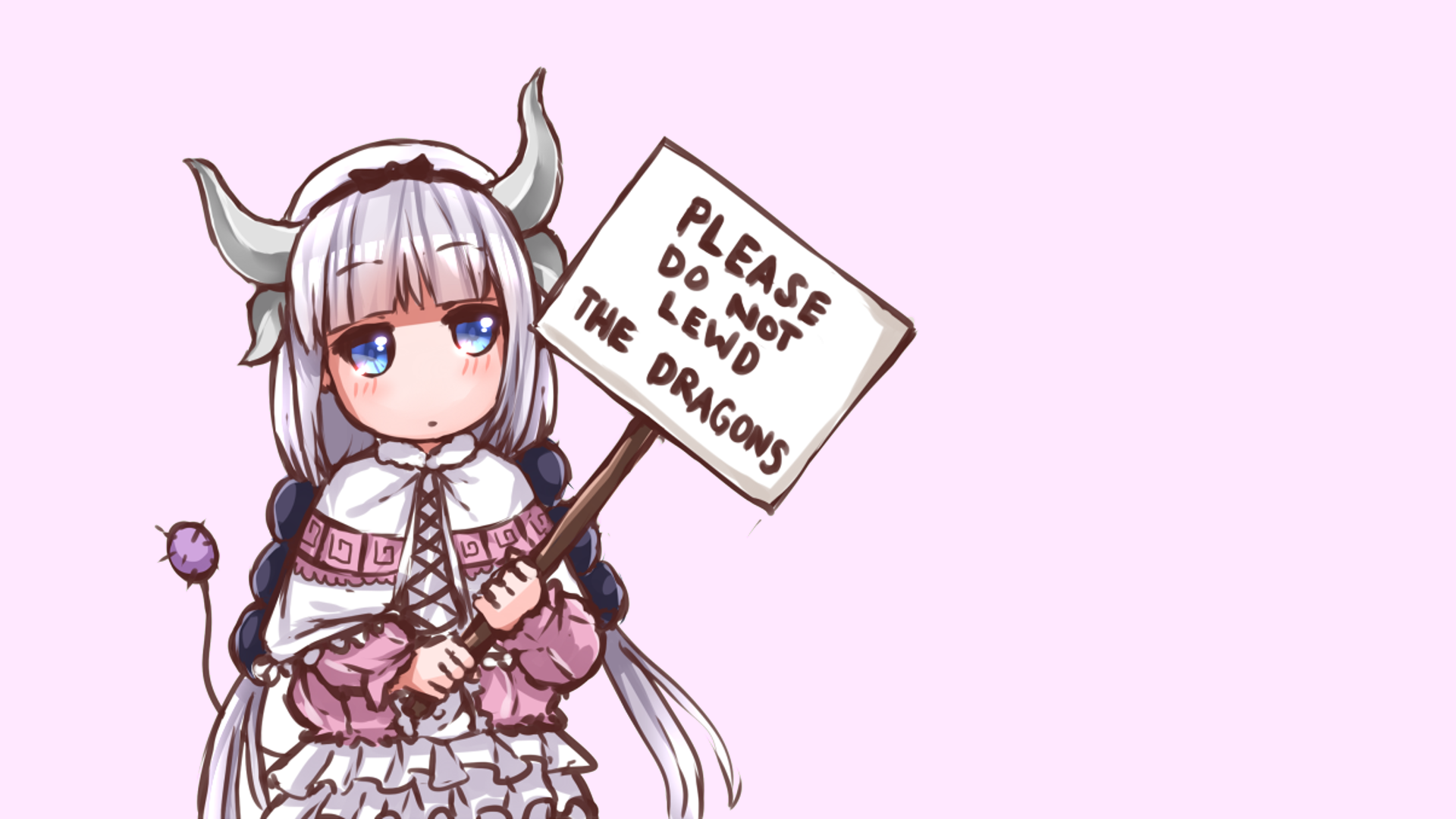 Miss Kobayashis Dragon Maid Kanna Kamui Kobayashi San Chi No Maid Dragon Anime Girls 1920x1080