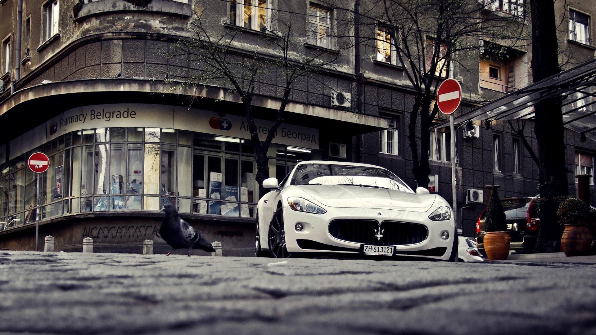 Car Sports Car Maserati City Belgrade 1920x1080