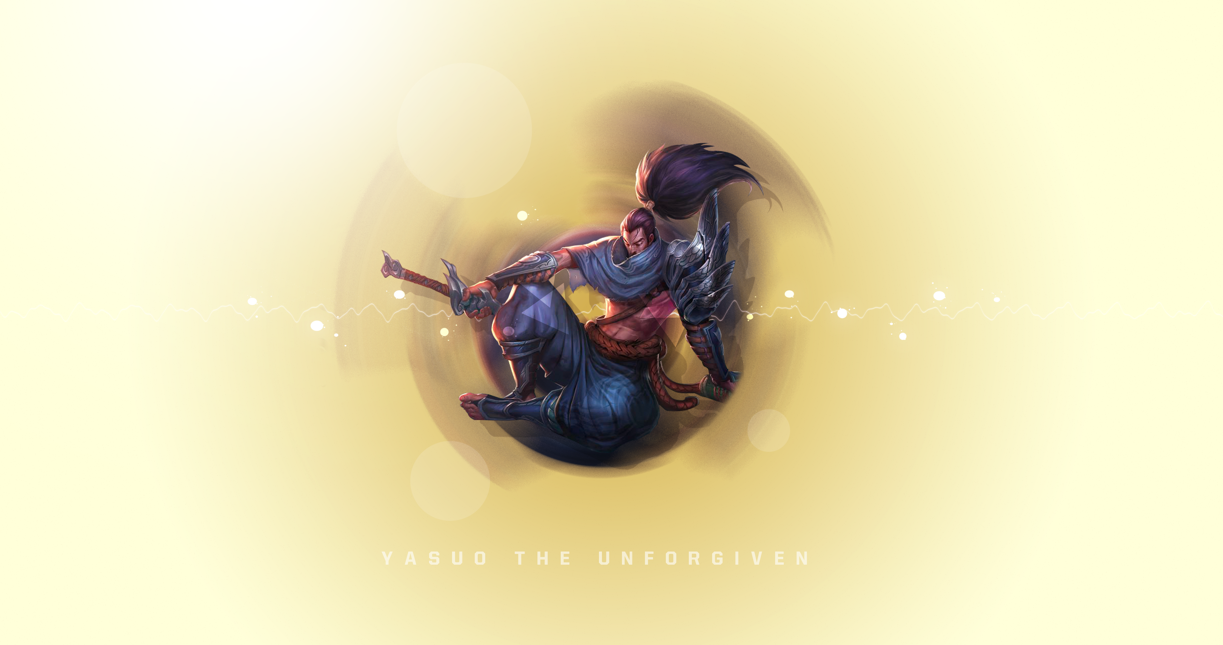 League Of Legends Yasuo PC Gaming Simple Background 4096x2160