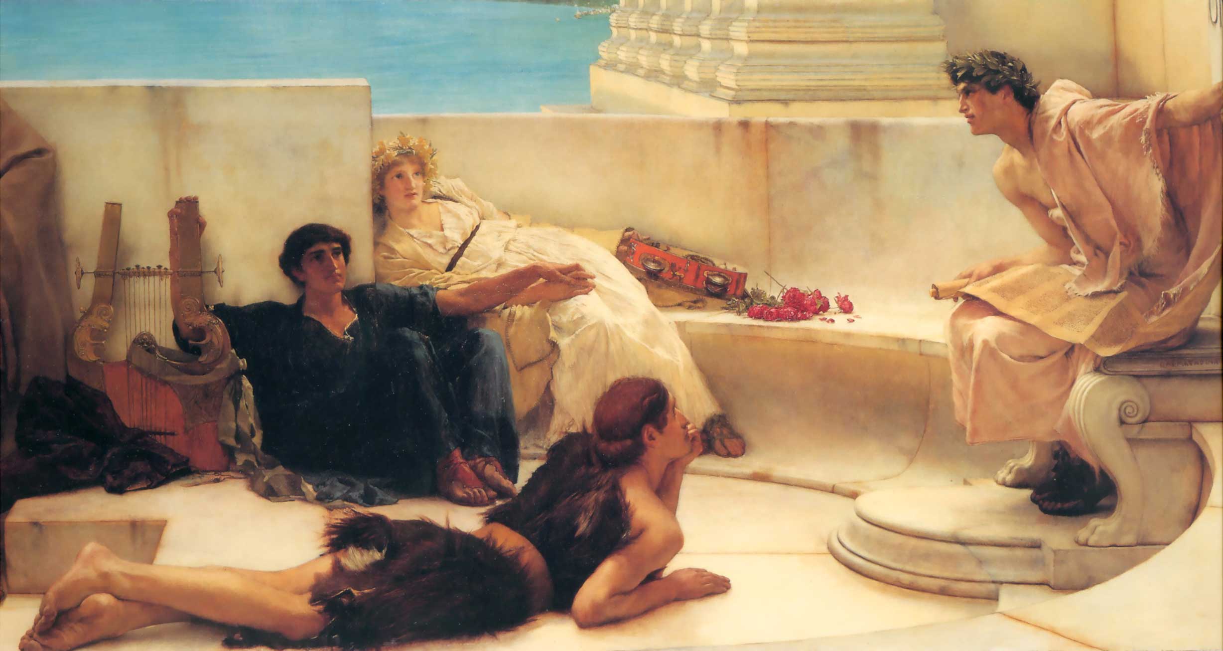 Classical Art Greece Lawrence Alma Tadema Painting 2455x1307