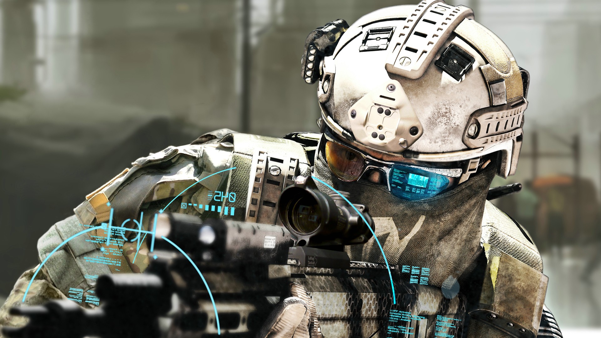 Ghost Recon Military Video Games Digital Art Video Game Art 1920x1080