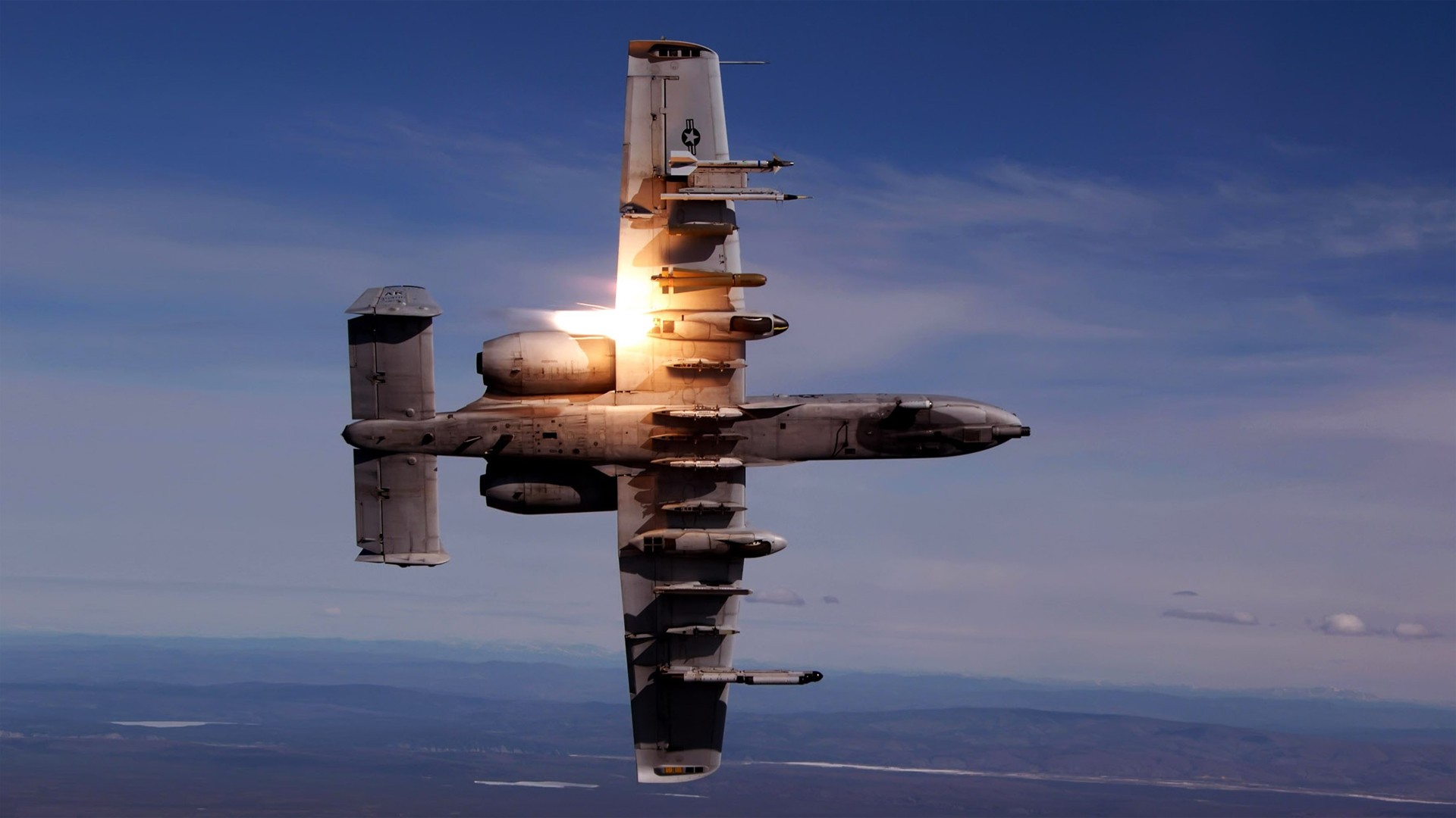 Jet Fighter Airplane Warthog A10 Aircraft 1920x1080