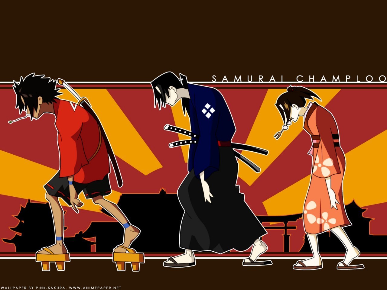 Samurai Samurai Champloo Jin Samurai Champloo Mugen Sword 1280x960