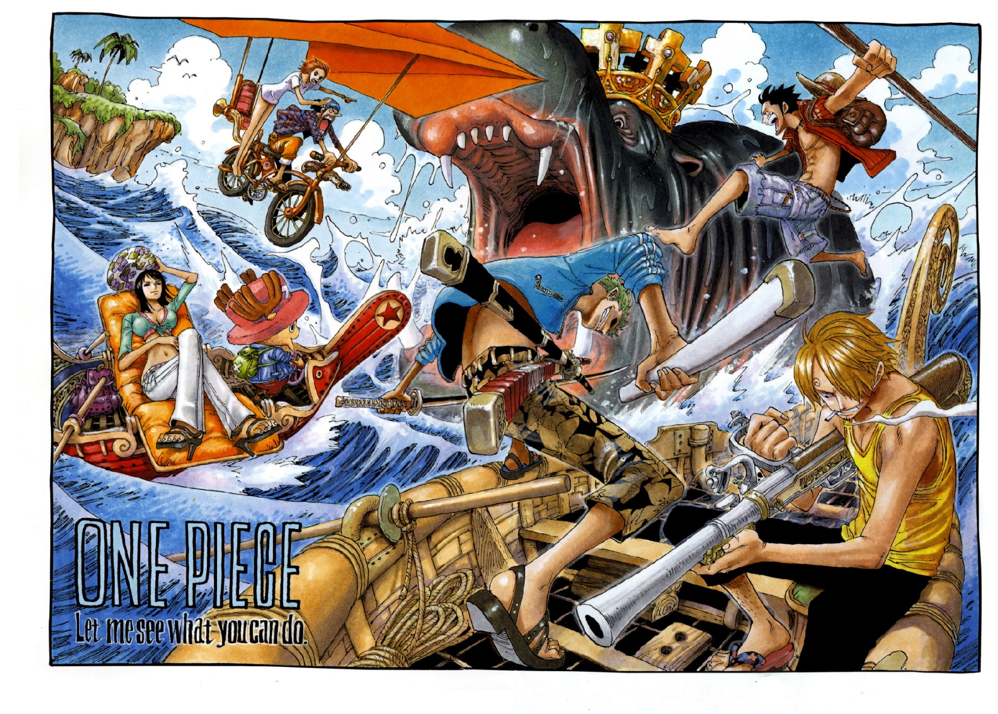 One Piece Sanji Roronoa Zoro Nico Robin Monkey D Luffy Tony Tony Chopper Usopp Nami 1959x1402