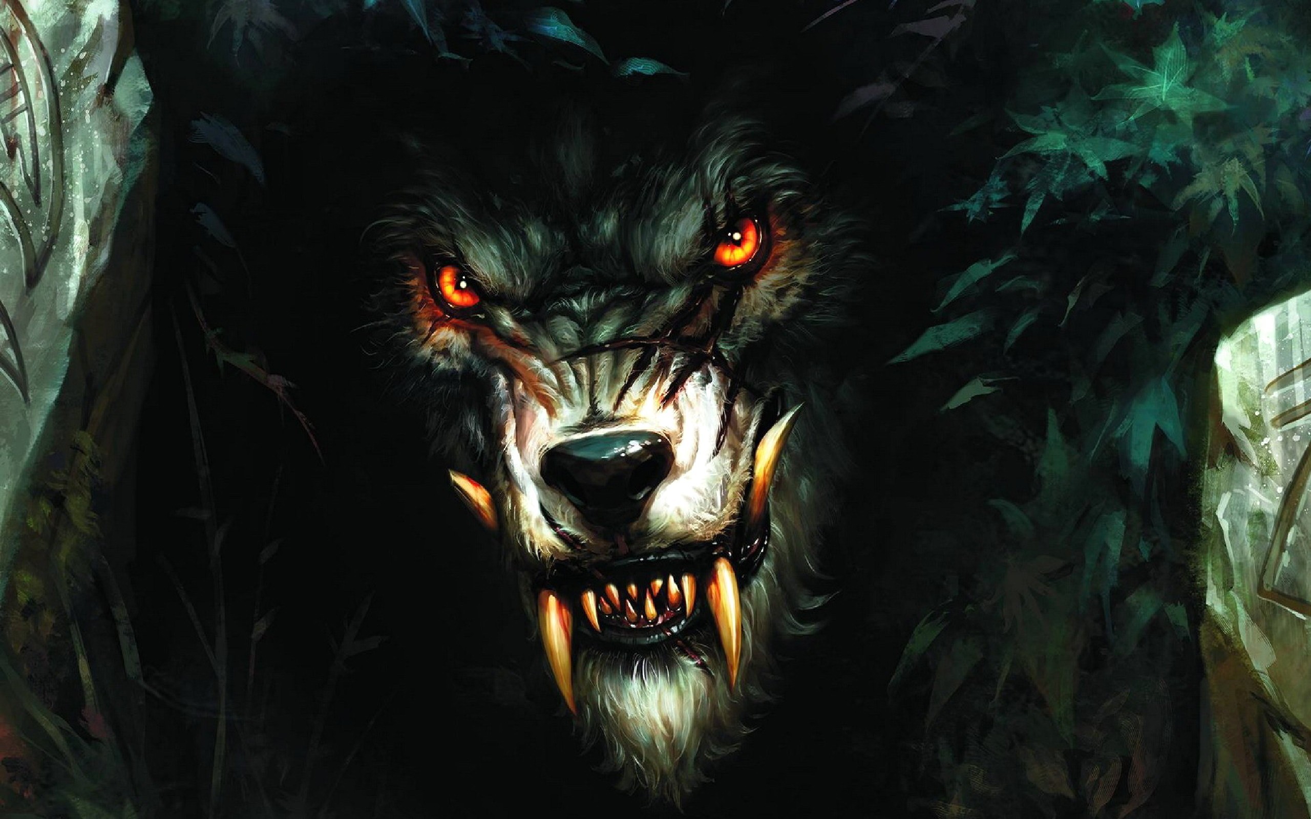 Wolf World Of Warcraft Worgen Video Games Creature 2560x1600