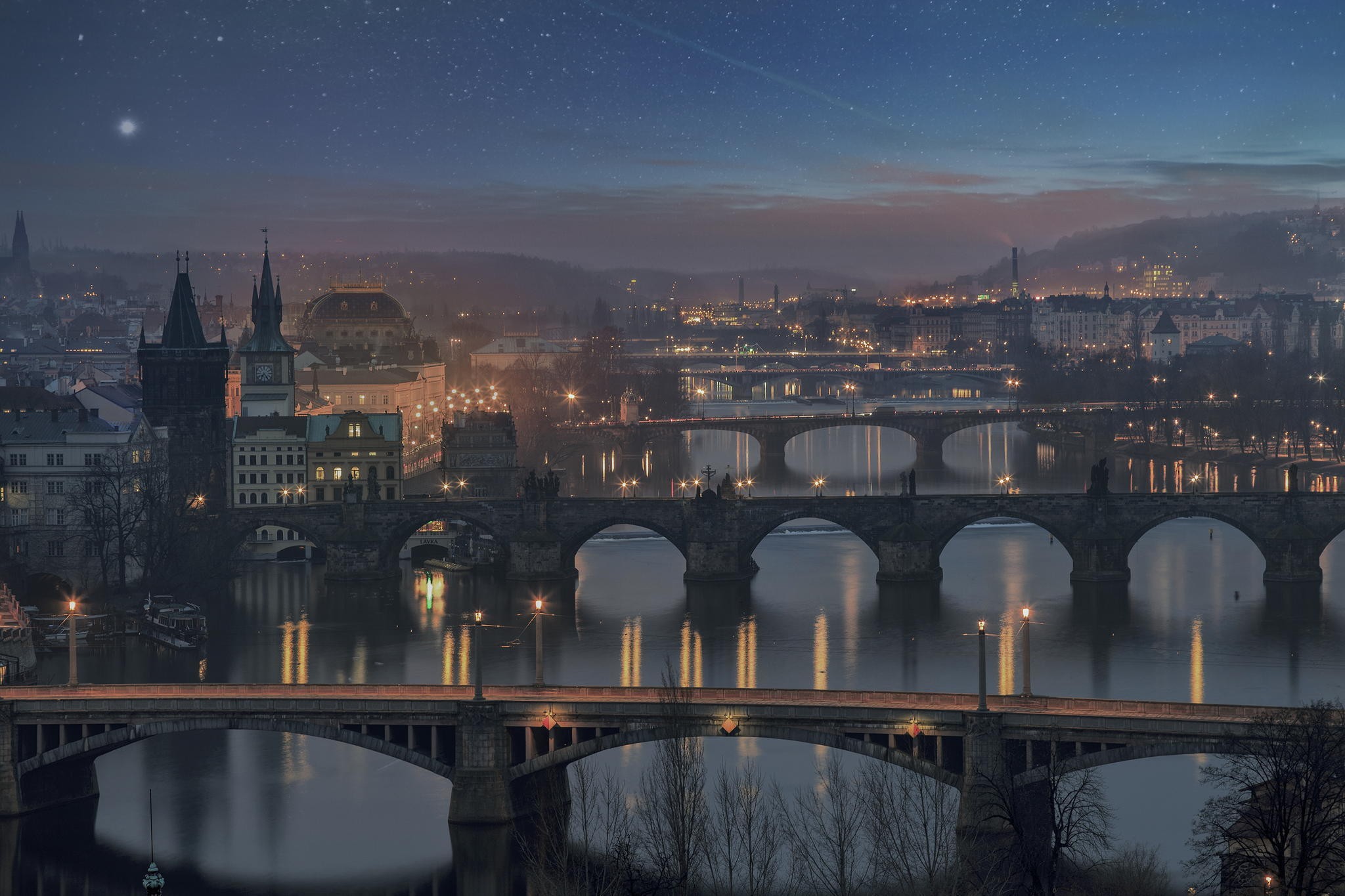 City Prague Czech Republic Charles Bridge 2048x1365