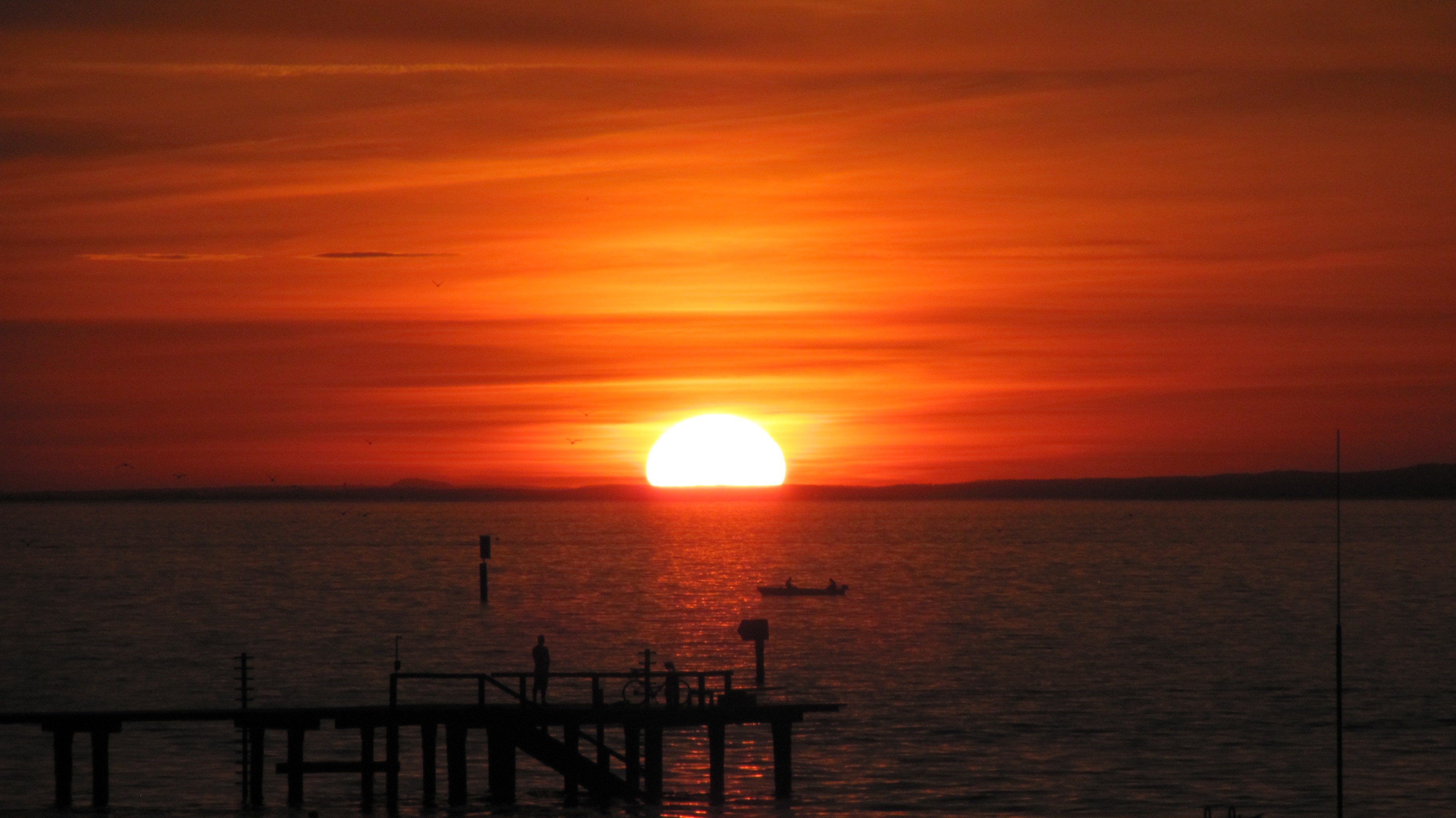 Lake Lake Constance Bregenz Sunset 3648x2048