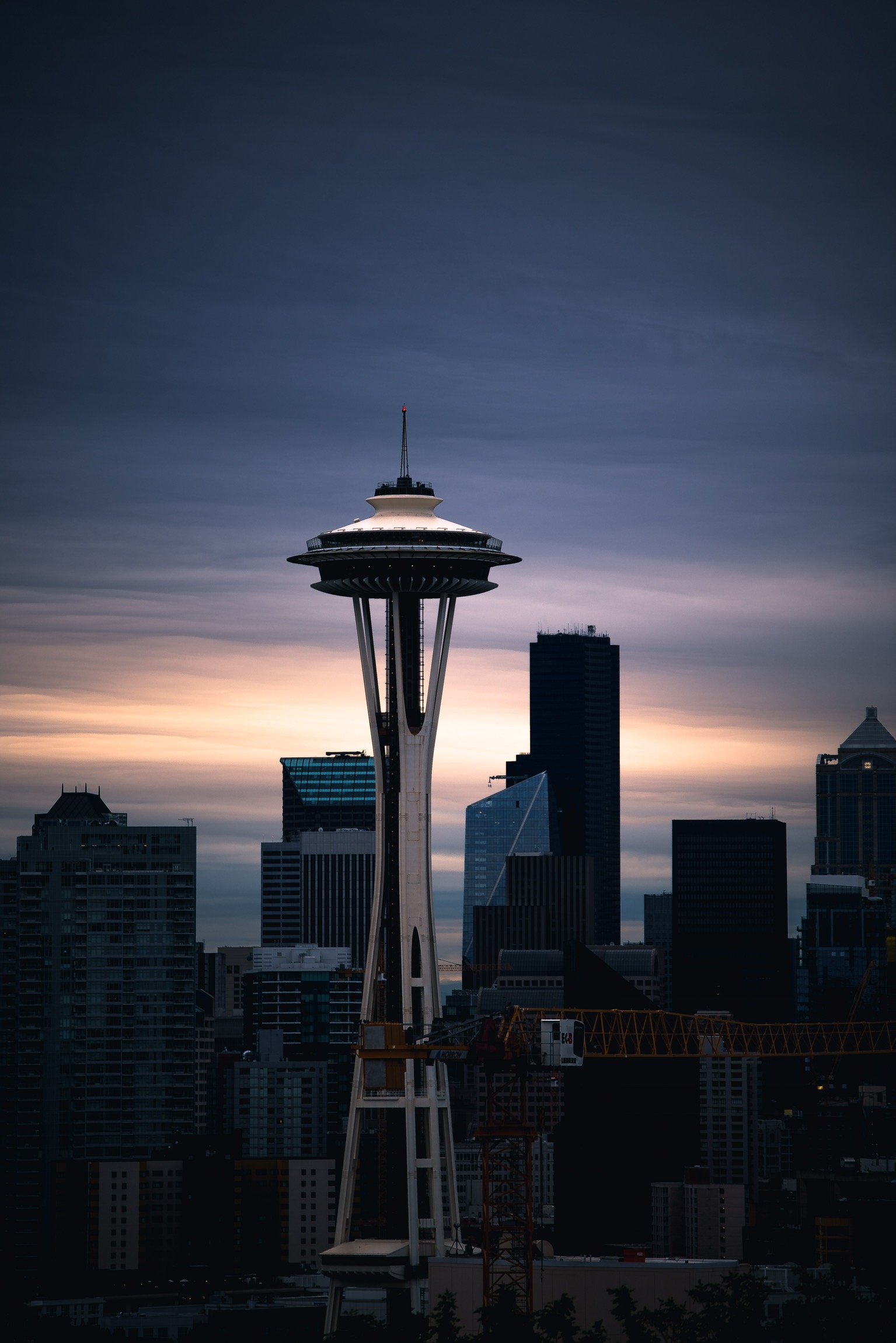Photography Skyline Tower Building Portrait Display Seattle Space Needle 1535x2300