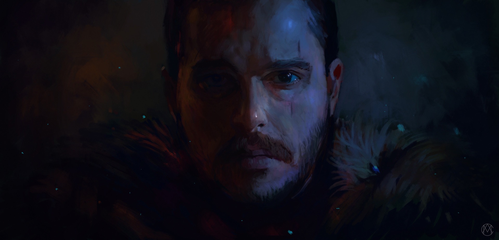 A Song Of Ice And Fire Jon Snow Aegon Targaryen Game Of Thrones Portrait Painting 1920x923