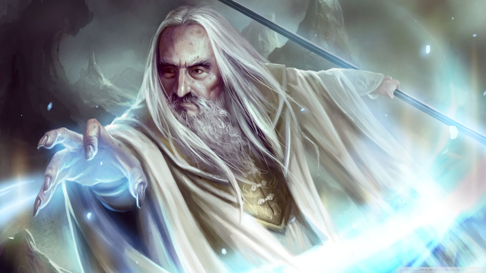 Movies Saruman Wizard The Lord Of The Rings Guardians Of Middle Earth 1920x1080