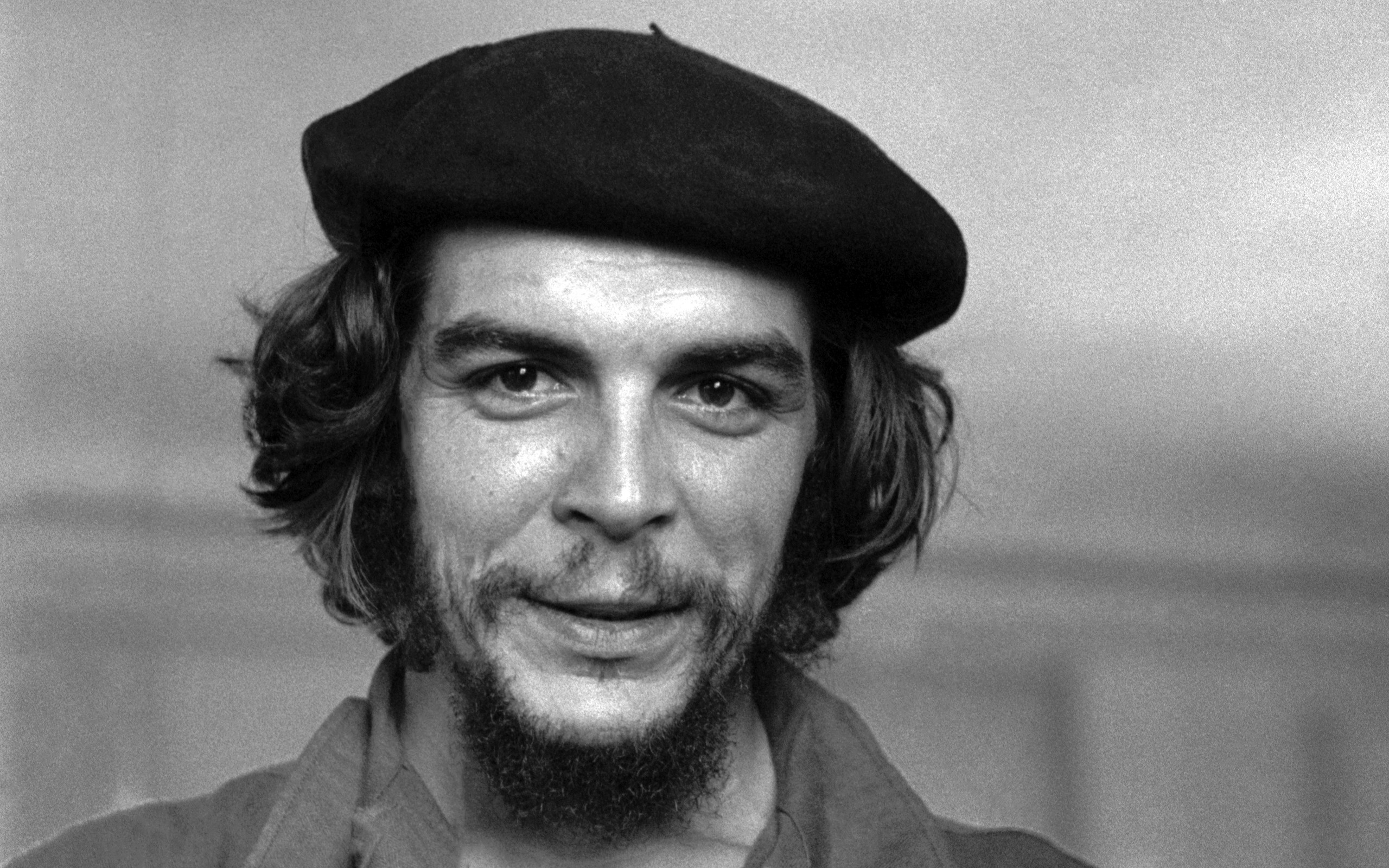 Che Guevara Men Celebrity Beard Monochrome Photography Portrait 2560x1600