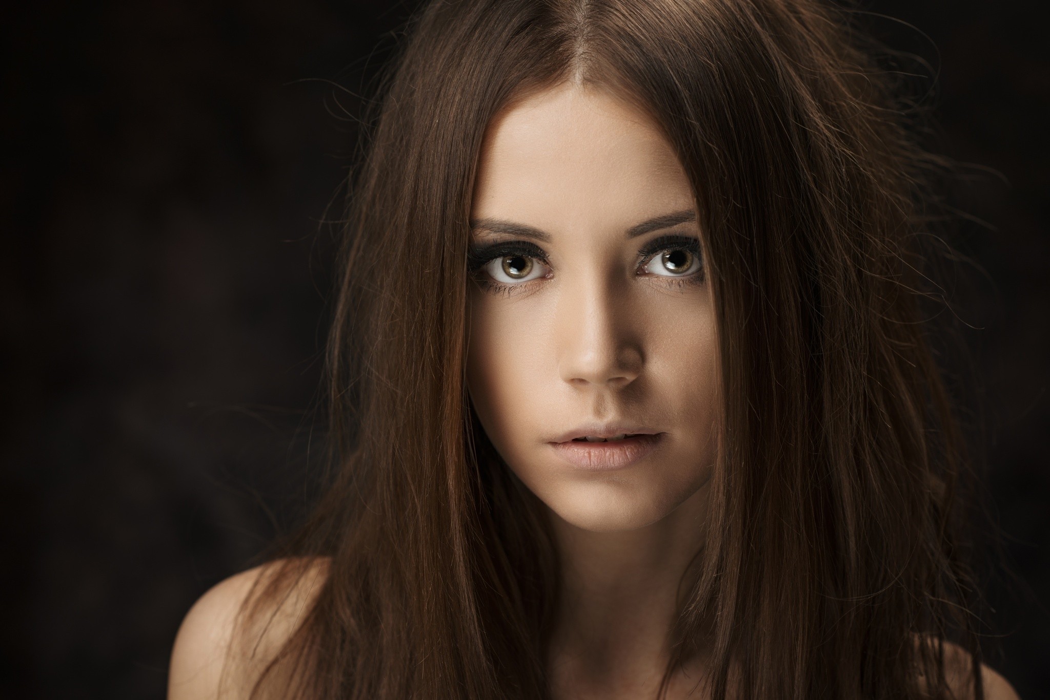 Ksenia Kokoreva Women Face Portrait Maxim Maximov Model 2048x1367