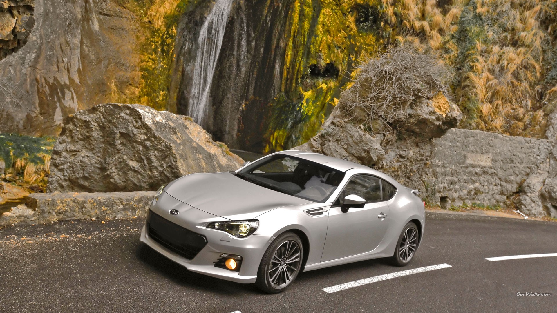 Car Subaru BRZ Front Angle View Toyobaru Subaru 1920x1080