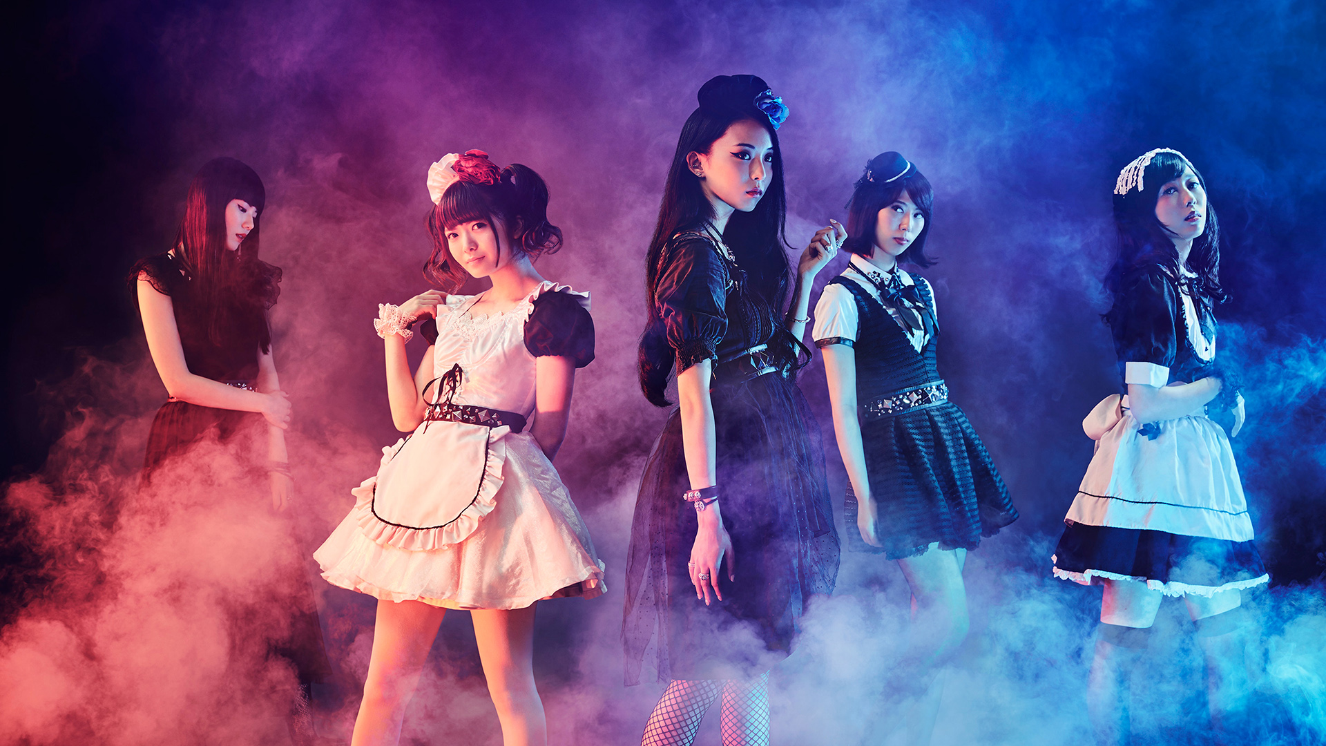 Band Band Maid Rock Bands Asian Japanese Women Women Music Colorful Japanese 1920x1080